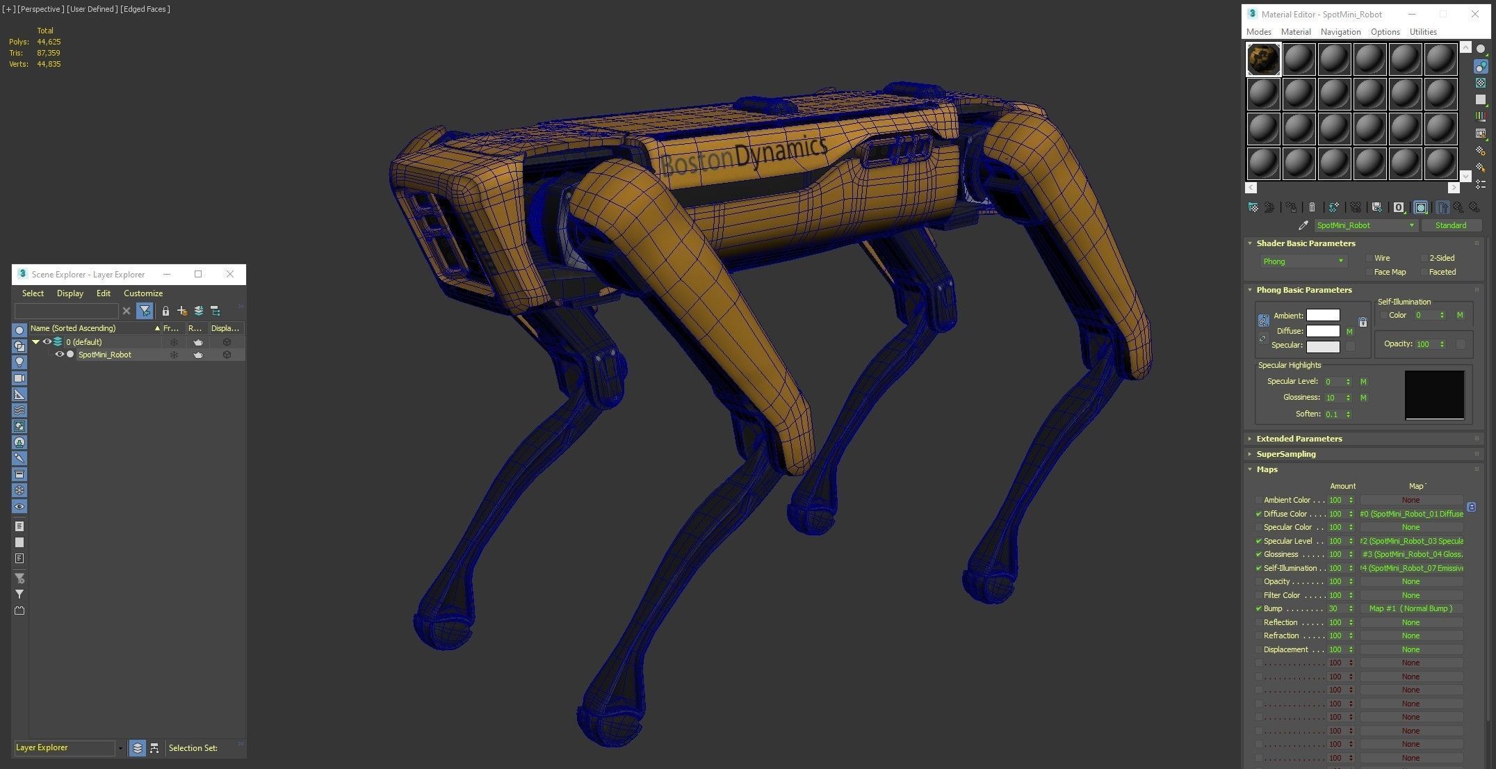 Spot Mini Robot 3D model_20