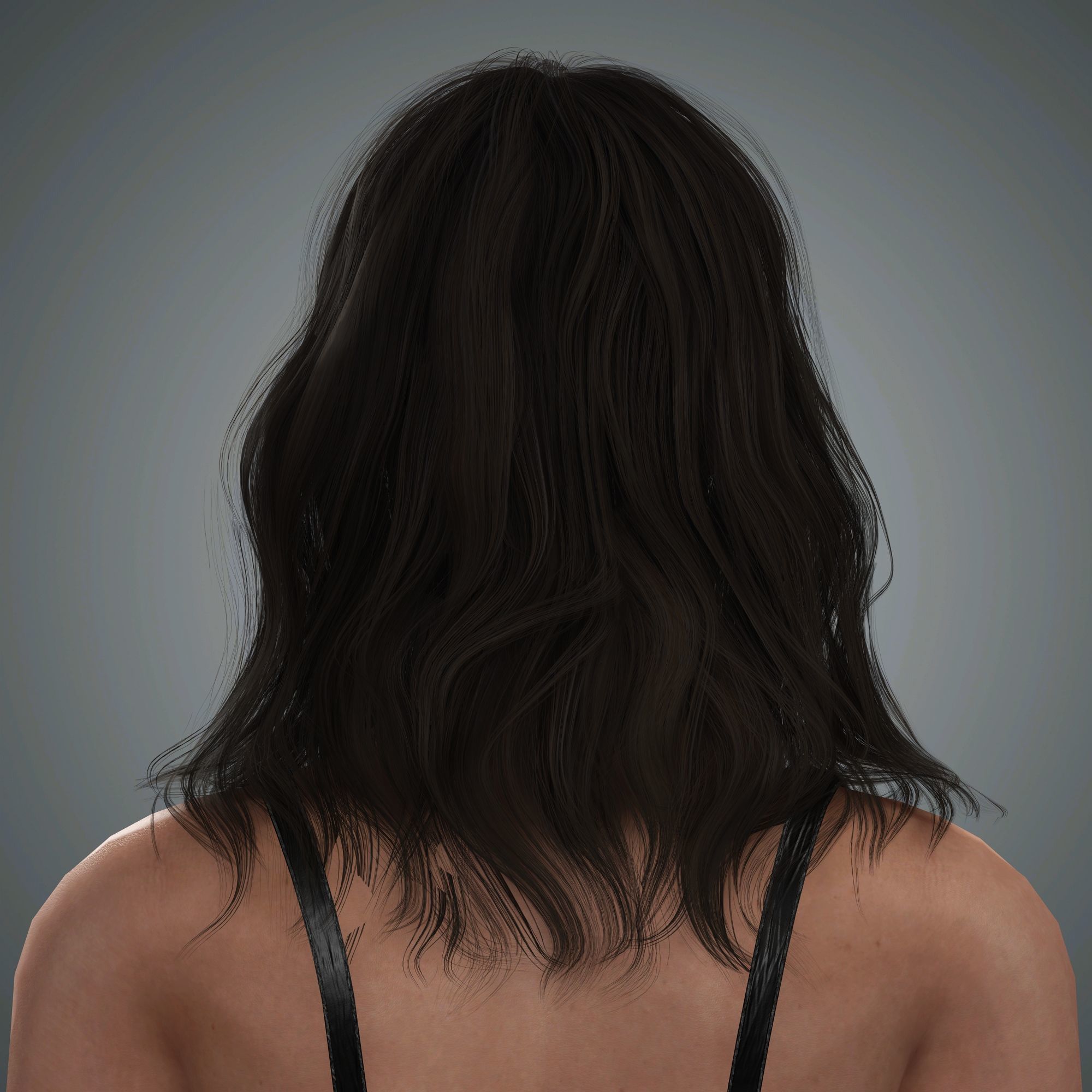 Selena Gomez Character Low-poly 3D model_5