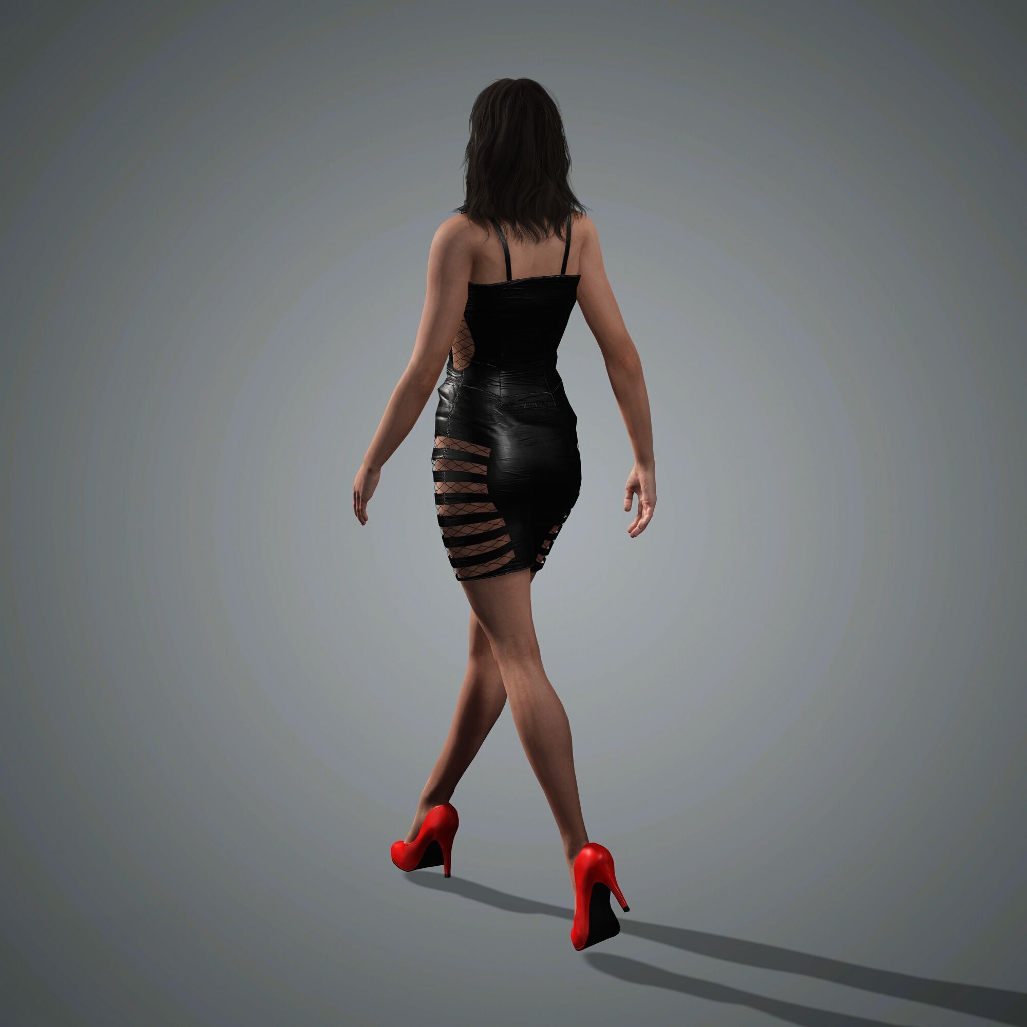 Selena Gomez Character Low-poly 3D model_14