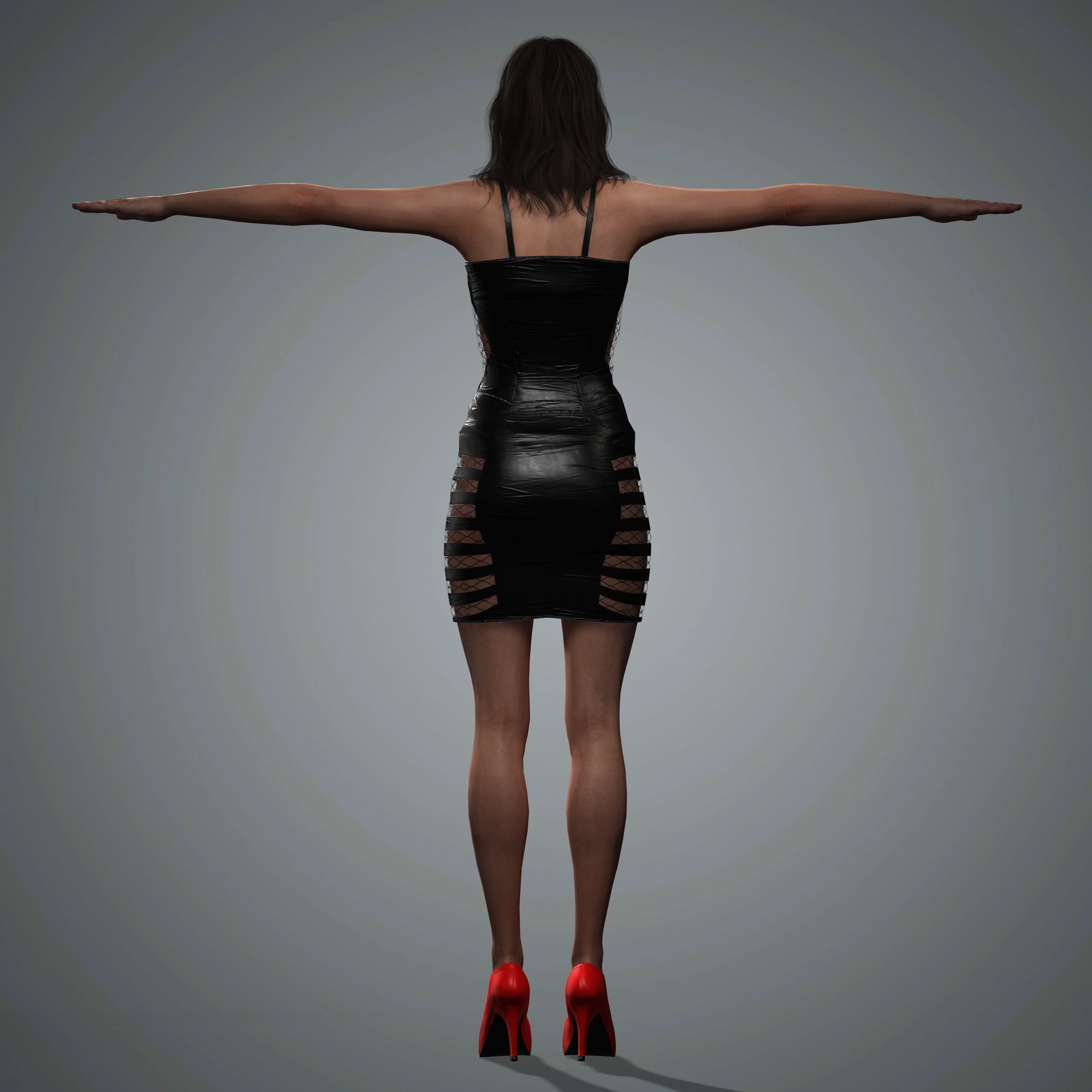 Selena Gomez Character Low-poly 3D model_18