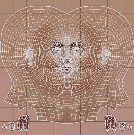 Selena Gomez Character Low-poly 3D model_30