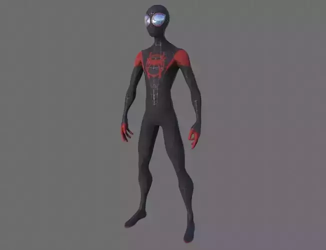 Spider-Man Across the Spider-Verse Low-poly 3D model