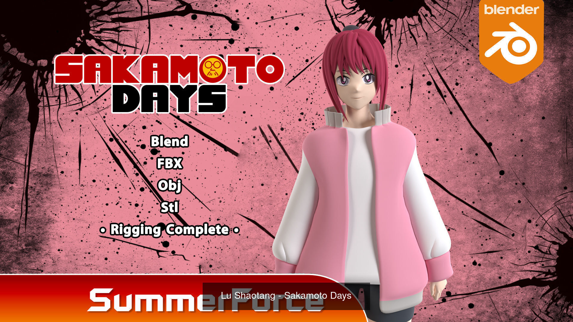 Sakamoto Days 3D Model Collection_6
