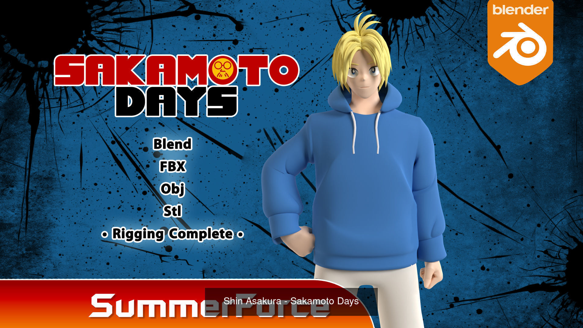 Sakamoto Days 3D Model Collection_4