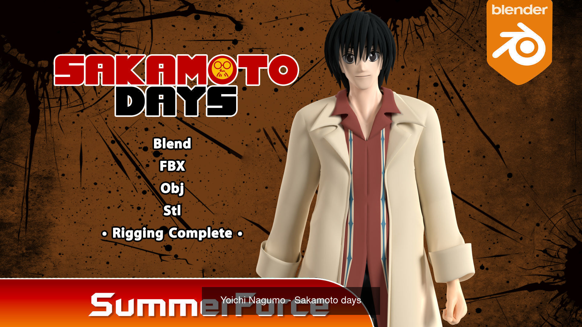 Sakamoto Days 3D Model Collection_5