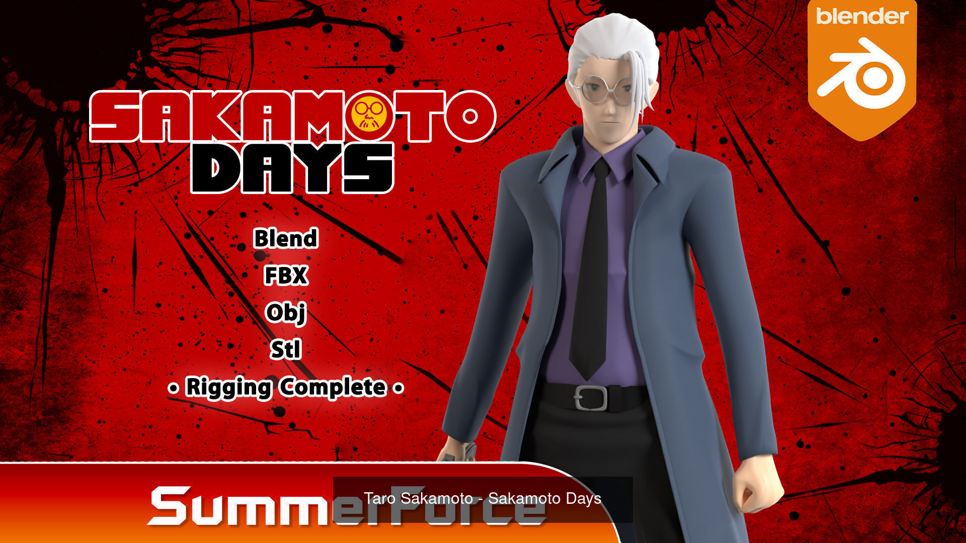 Sakamoto Days 3D Model Collection_3