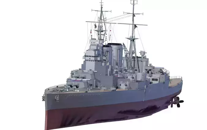 MS HOOD 1944 3D model