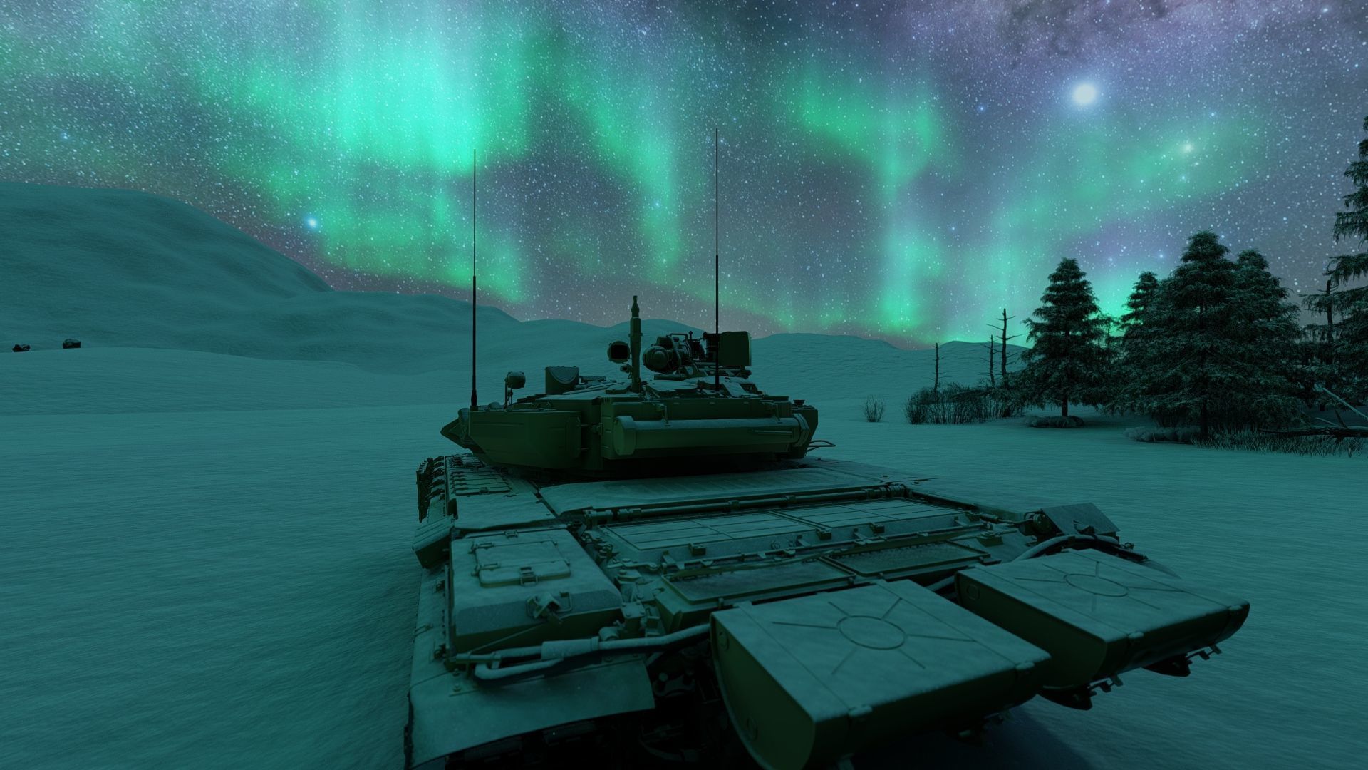 Tank T-90 3D model_11