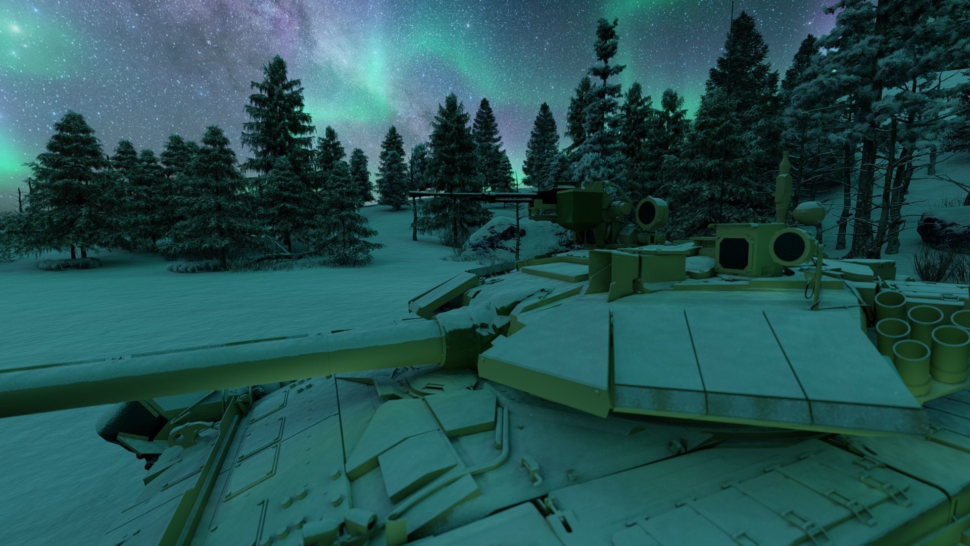 Tank T-90 3D model_10