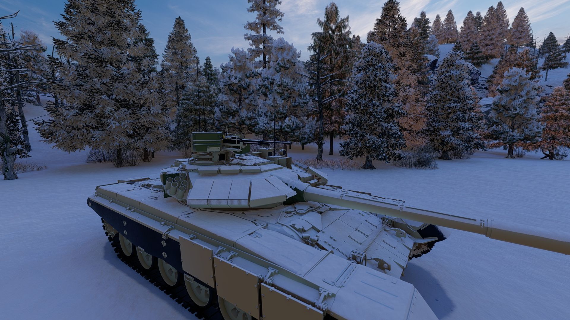 Tank T-90 3D model_8