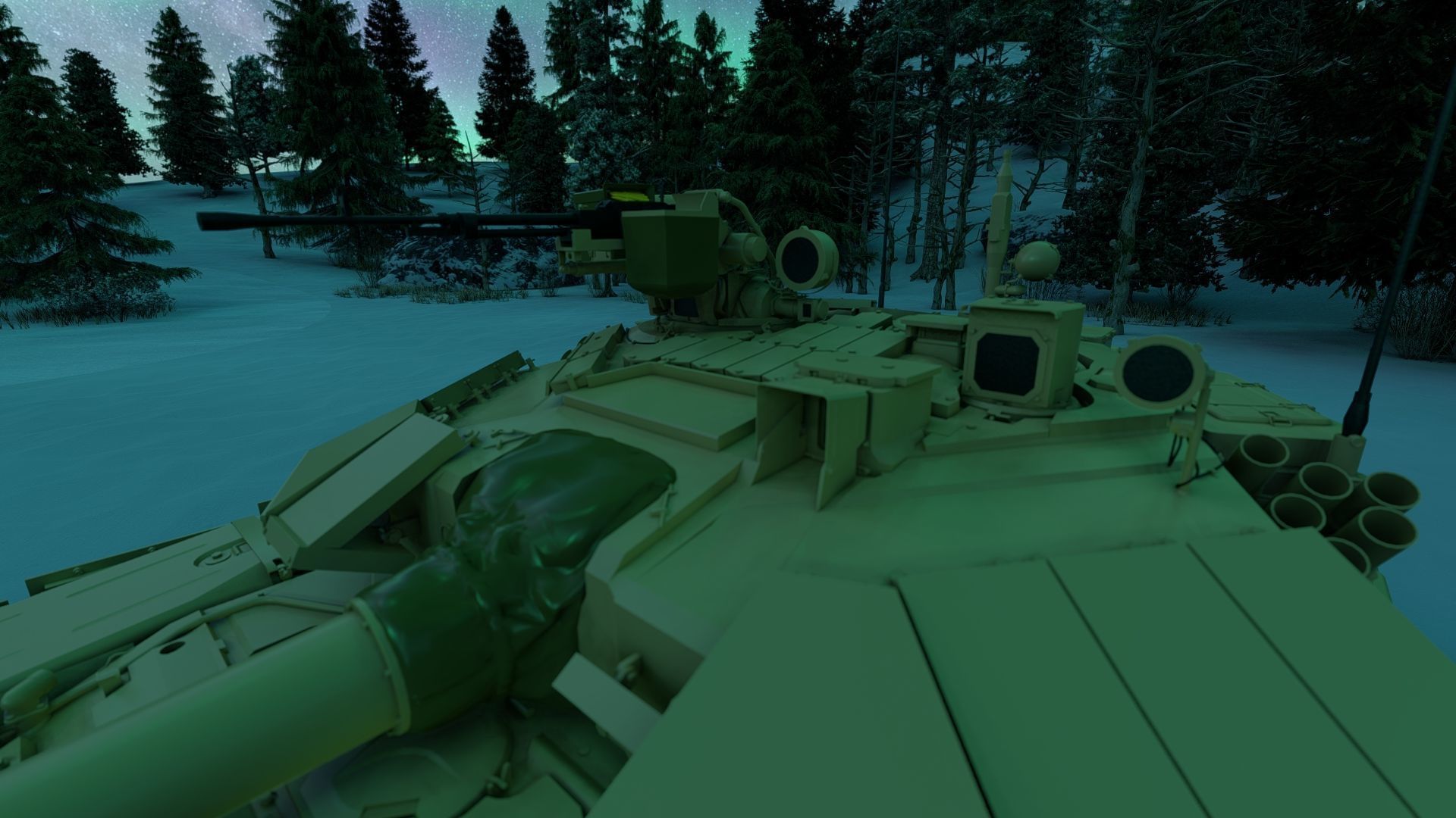 Tank T-90 3D model_14
