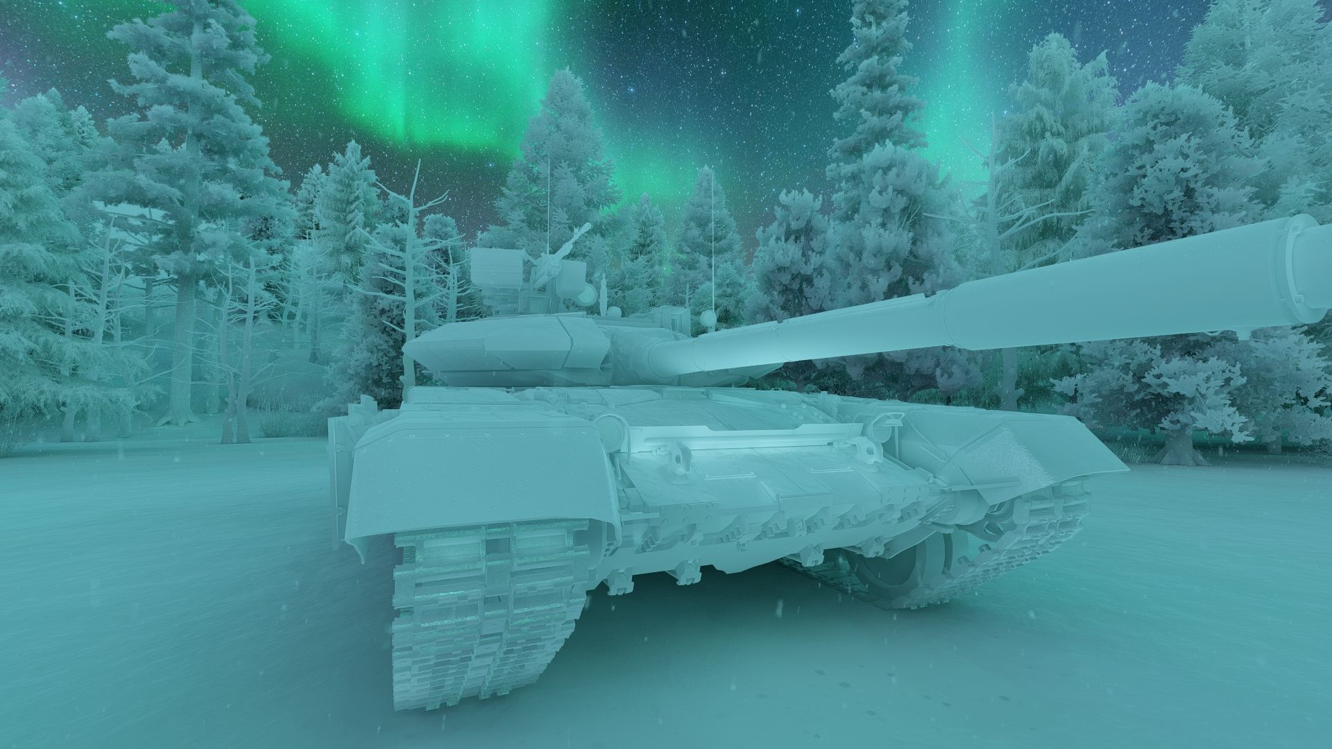 Tank T-90 3D model_26