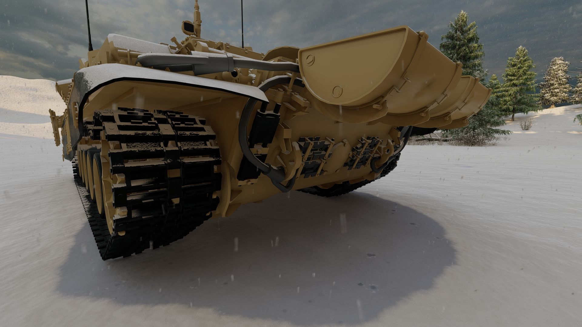 Tank T-90 3D model_18