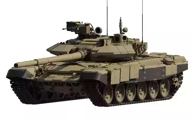 Tank T-90 3D model
