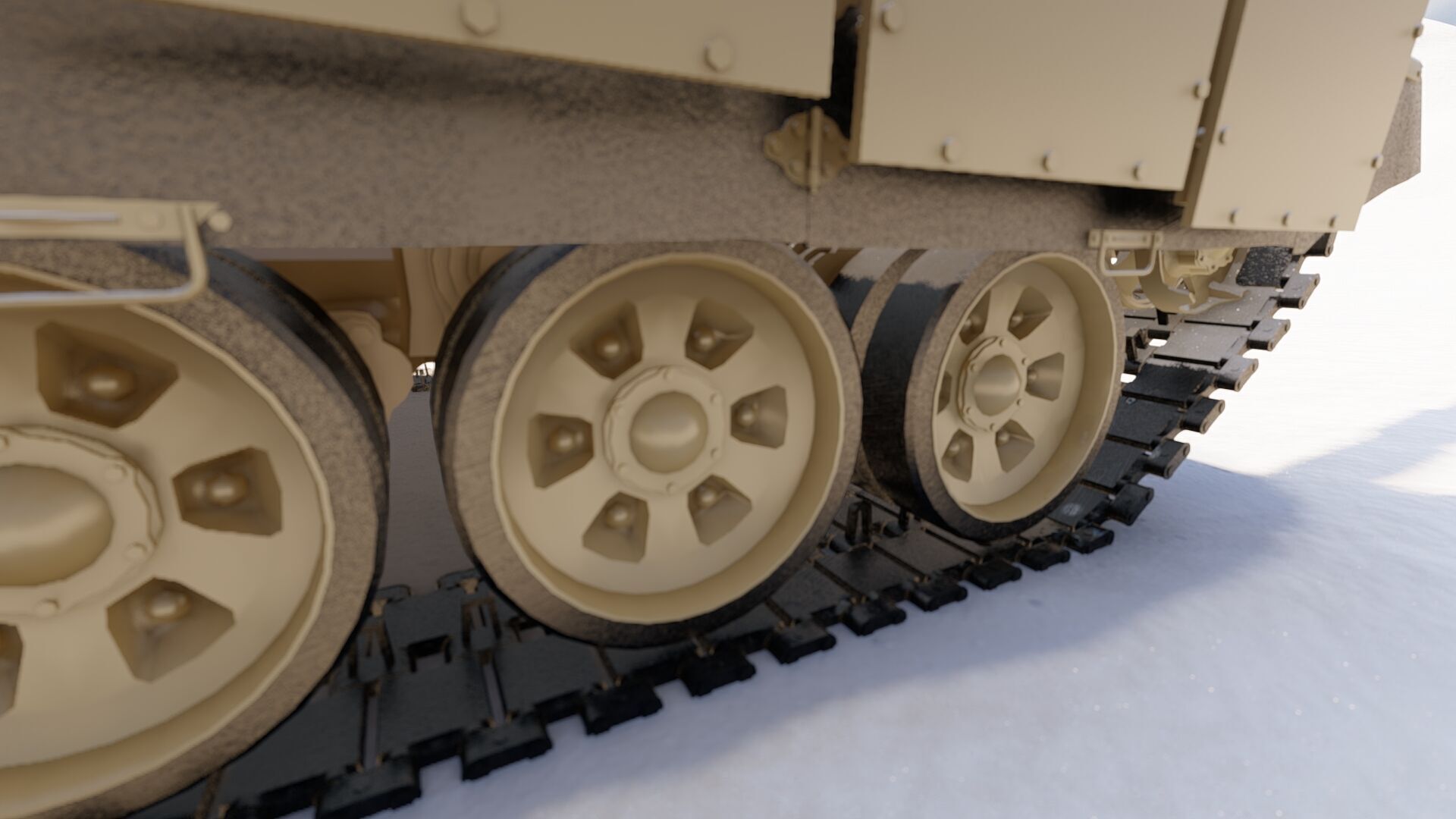 Tank T-90 3D model_7