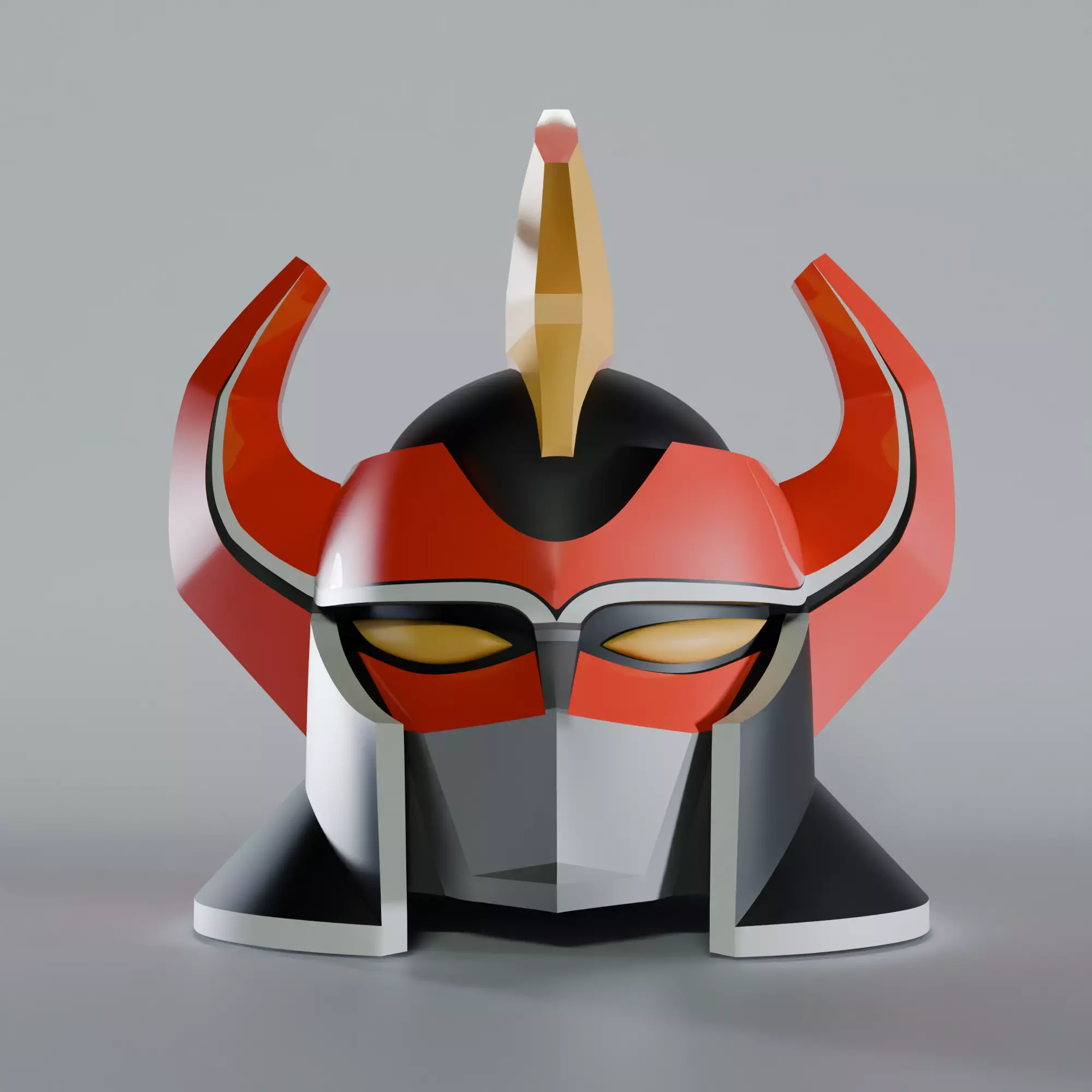 Daizyujin Megazord Wearable Helmet Cosplay 3D print model_0