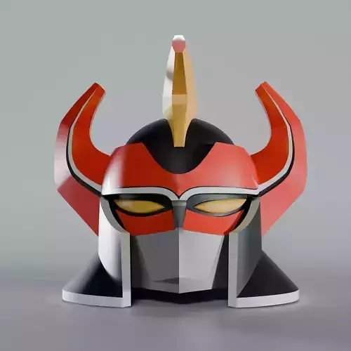 Daizyujin Megazord Wearable Helmet Cosplay 3D print model