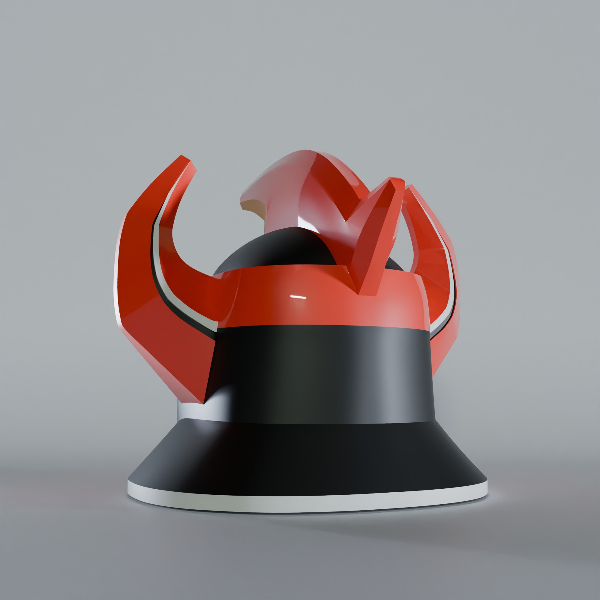 Daizyujin Megazord Wearable Helmet Cosplay 3D print model_3