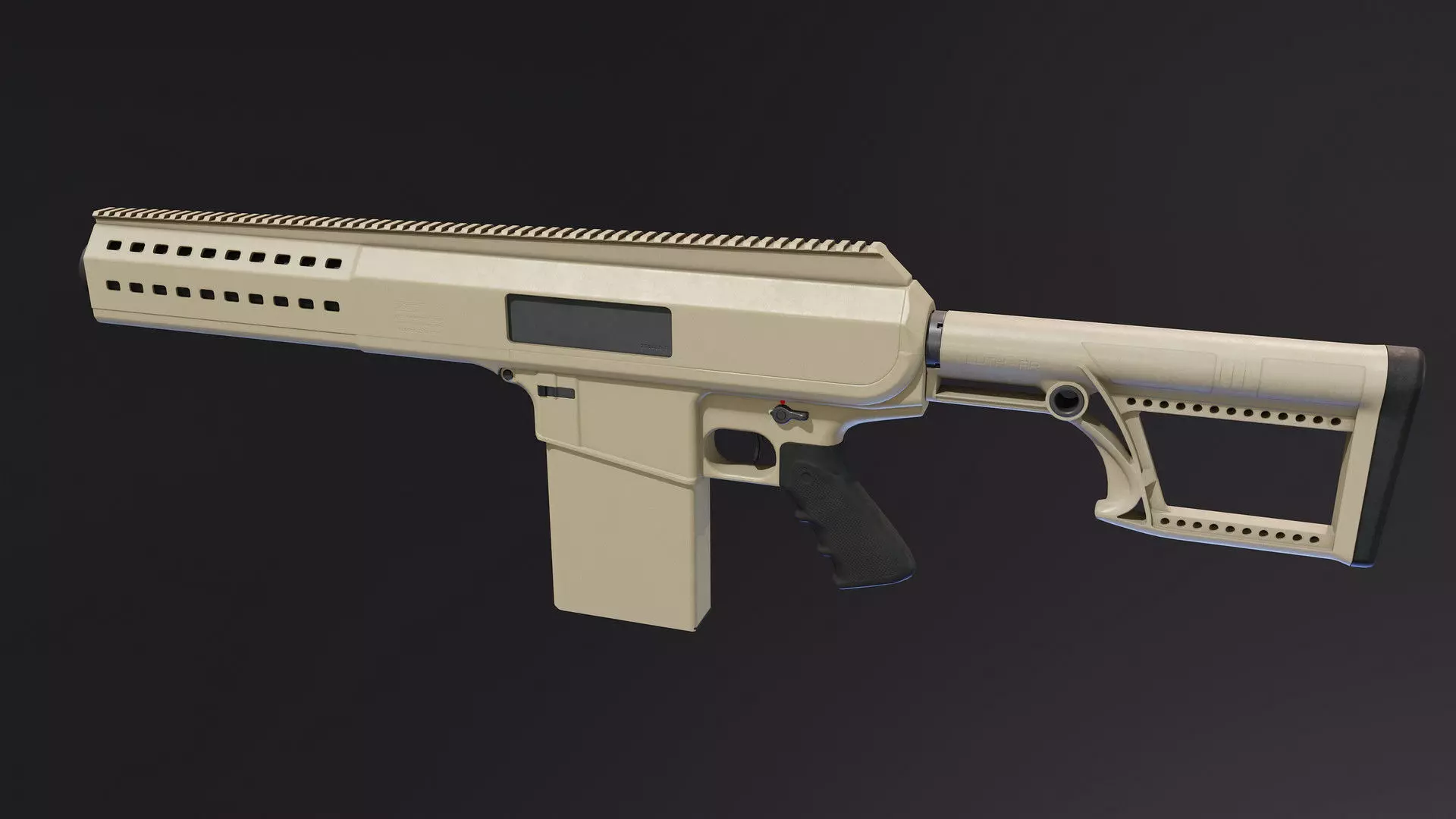 Barrett SSRS Low-poly 3D model_0