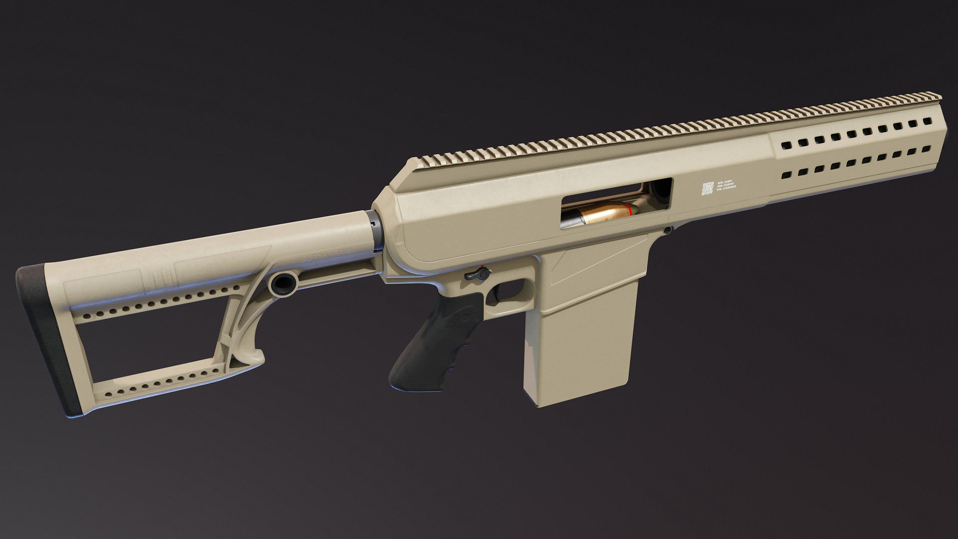 Barrett SSRS Low-poly 3D model_3