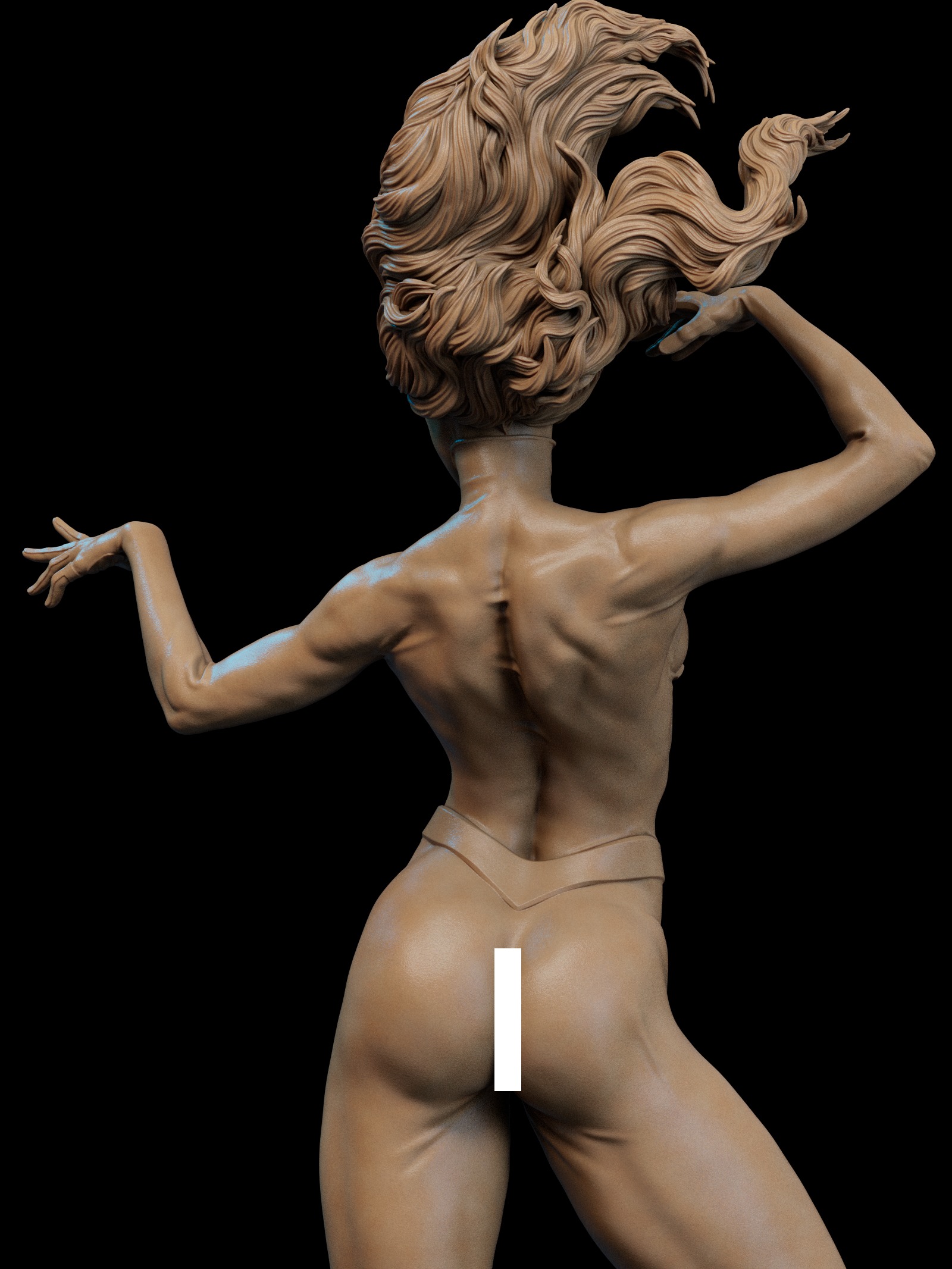 Invisible Woman NSFW 3D Print 3D print model_1