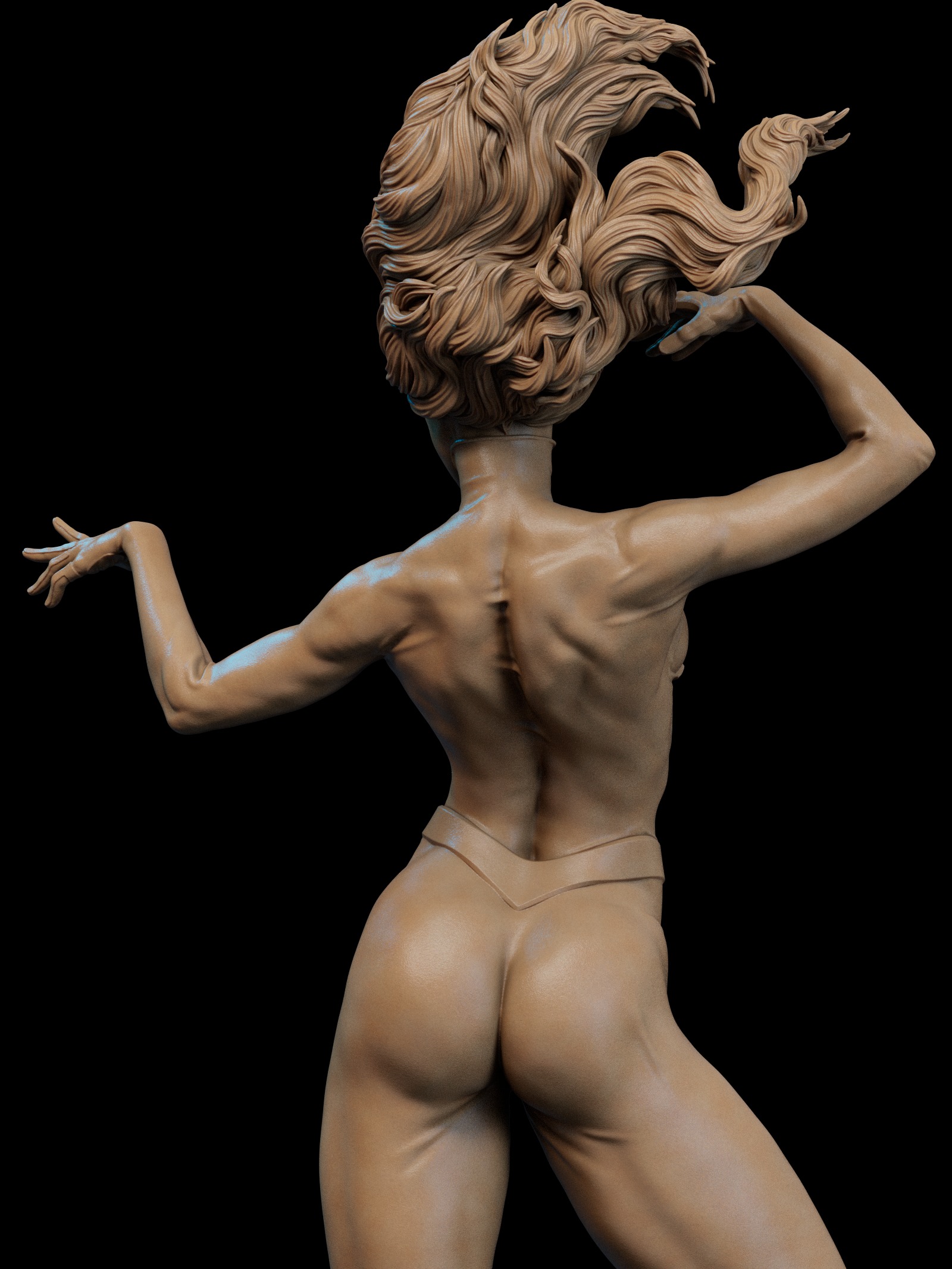 Invisible Woman NSFW 3D Print 3D print model_4