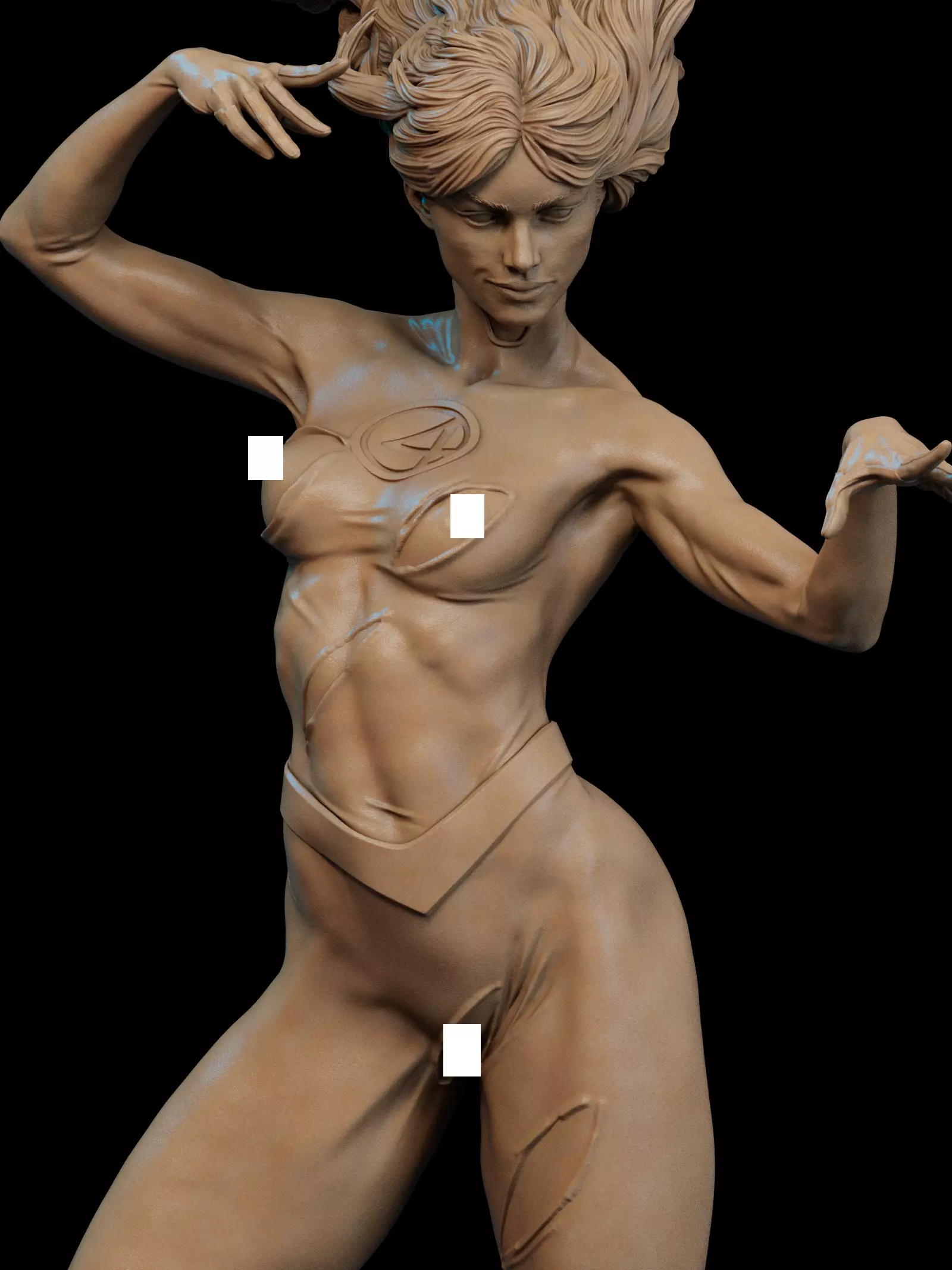 Invisible Woman NSFW 3D Print 3D print model_0