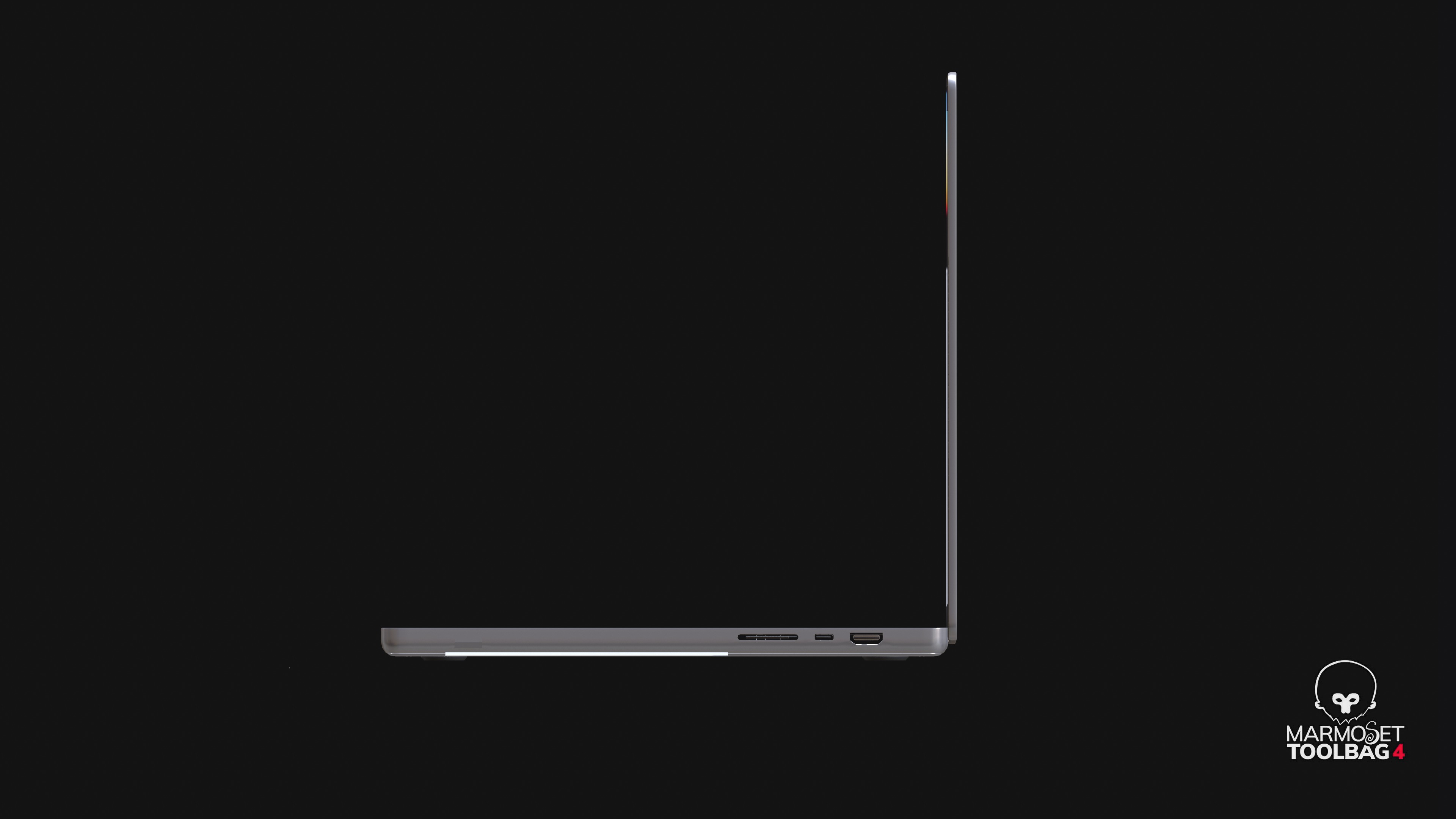 Apple Silicon MacBook Pro  14 3D Model 3D model_2