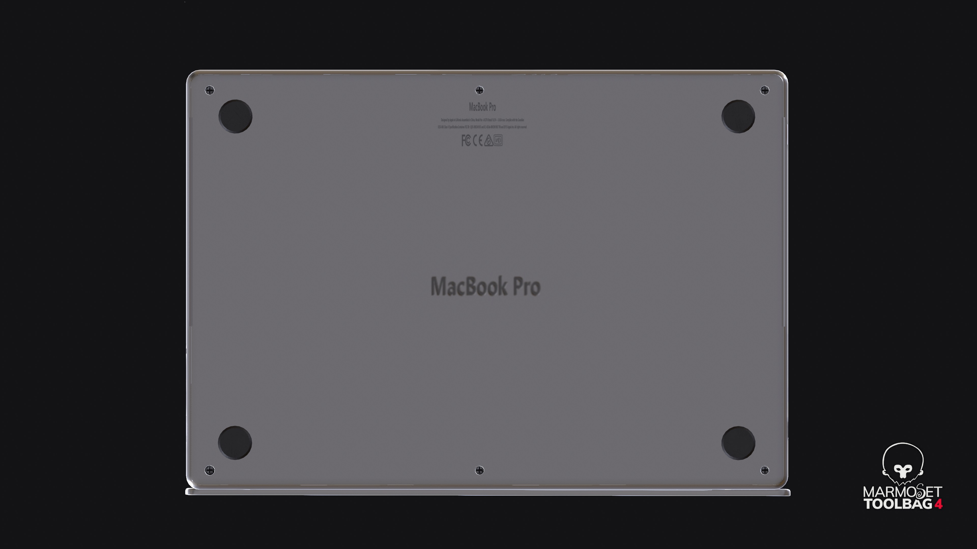 Apple Silicon MacBook Pro  14 3D Model 3D model_4