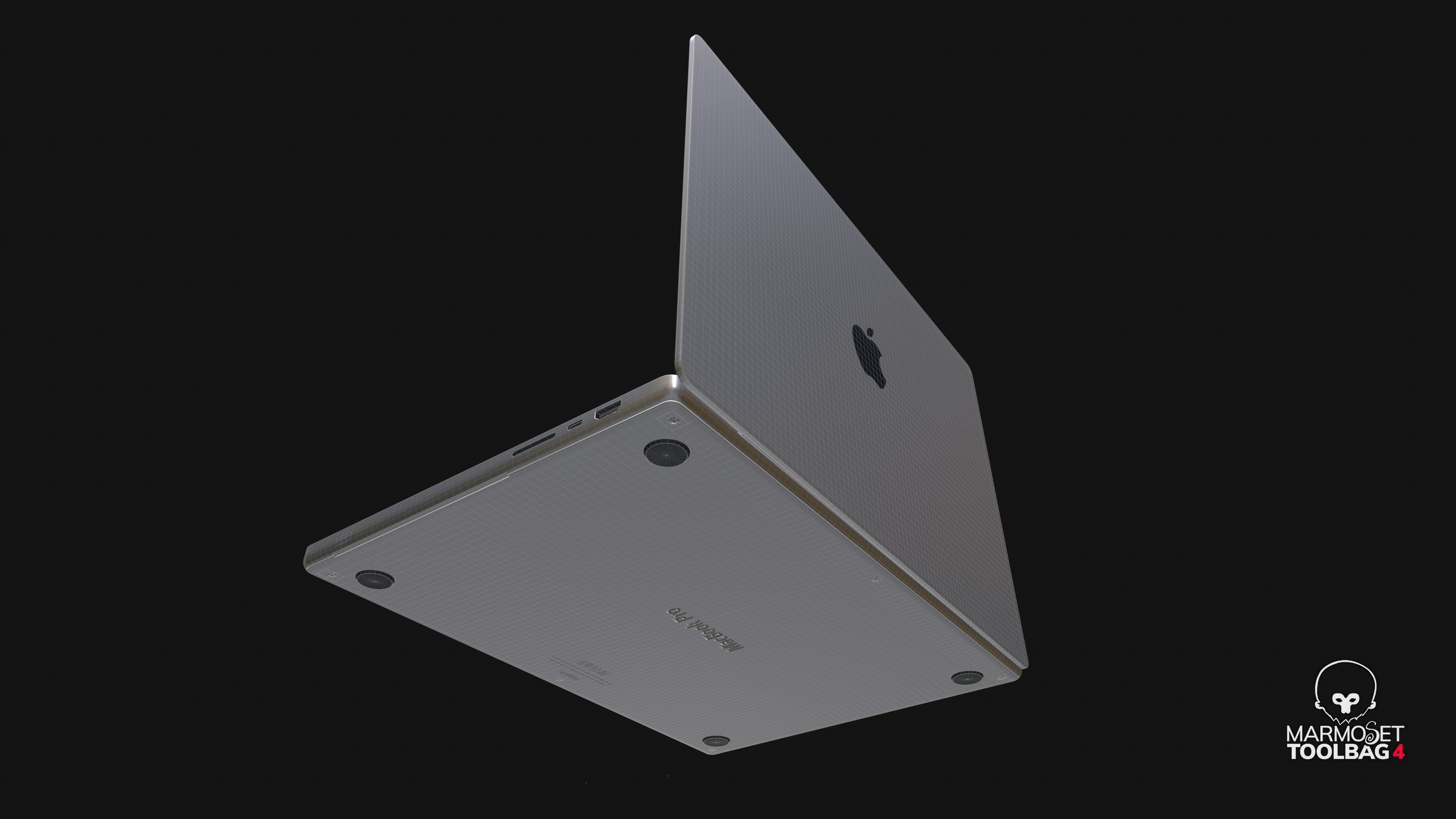 Apple Silicon MacBook Pro  14 3D Model 3D model_1