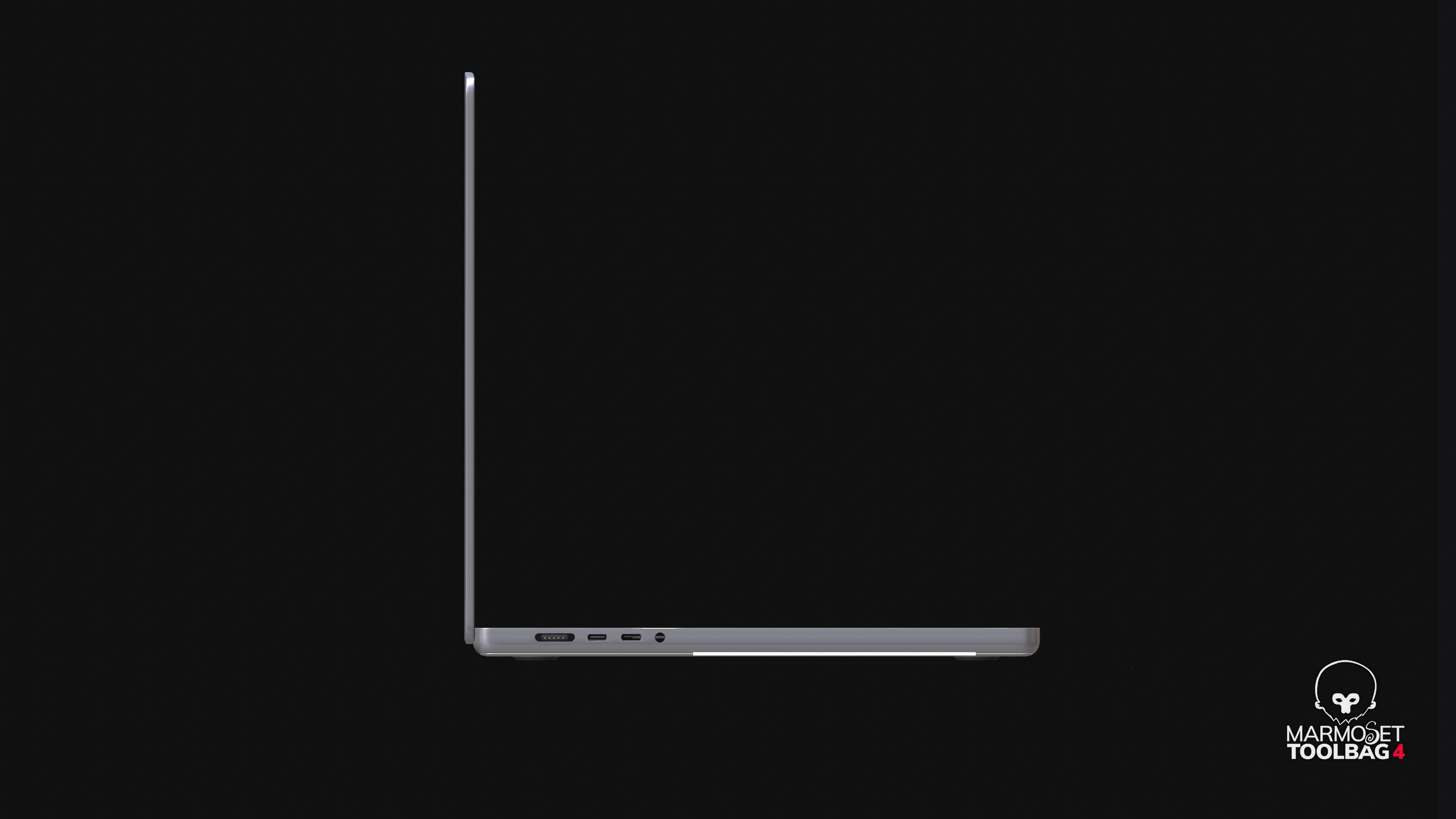 Apple Silicon MacBook Pro  14 3D Model 3D model_3
