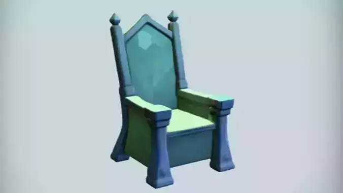 ornate throne chair 
