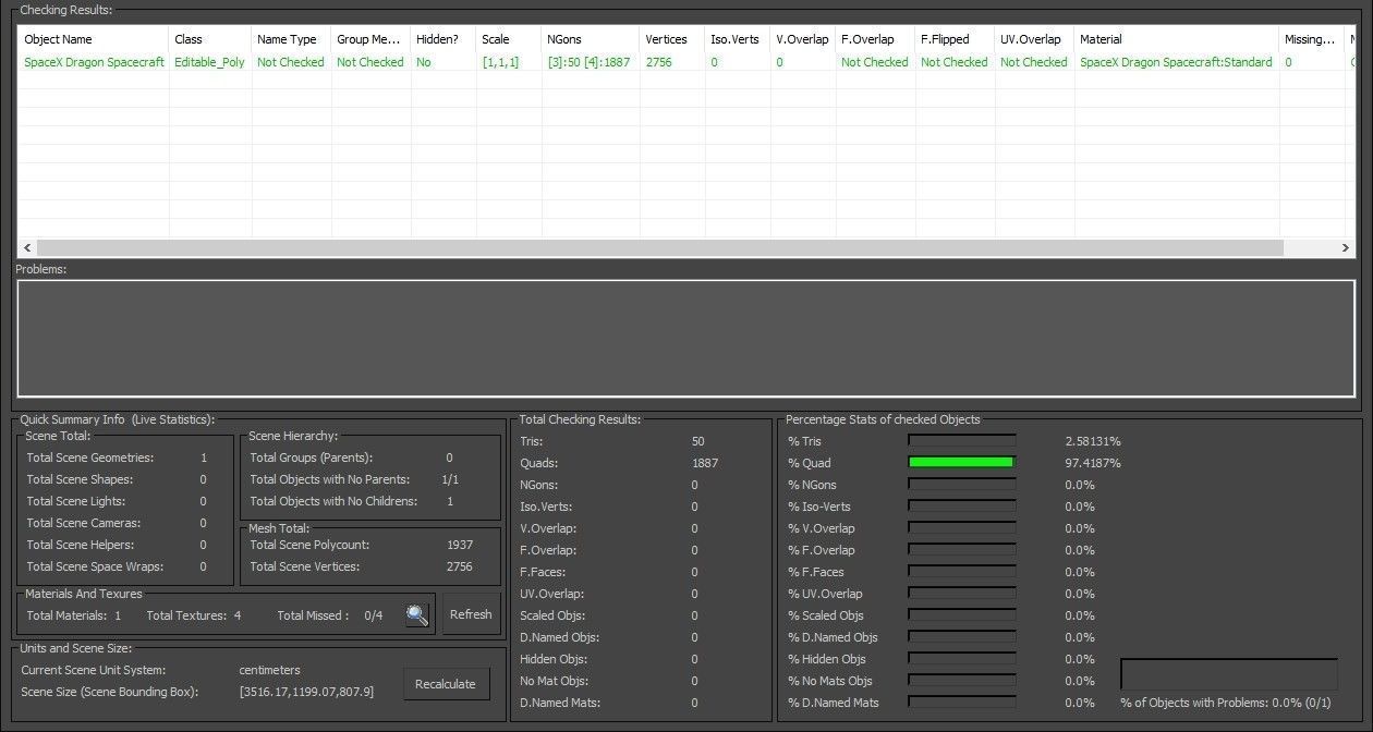 SpaceX Dragon Spacecraft Low-poly 3D model_20