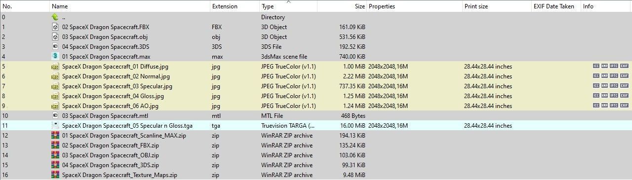 SpaceX Dragon Spacecraft Low-poly 3D model_18