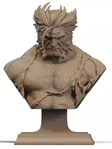 Logan Bust 3D Print