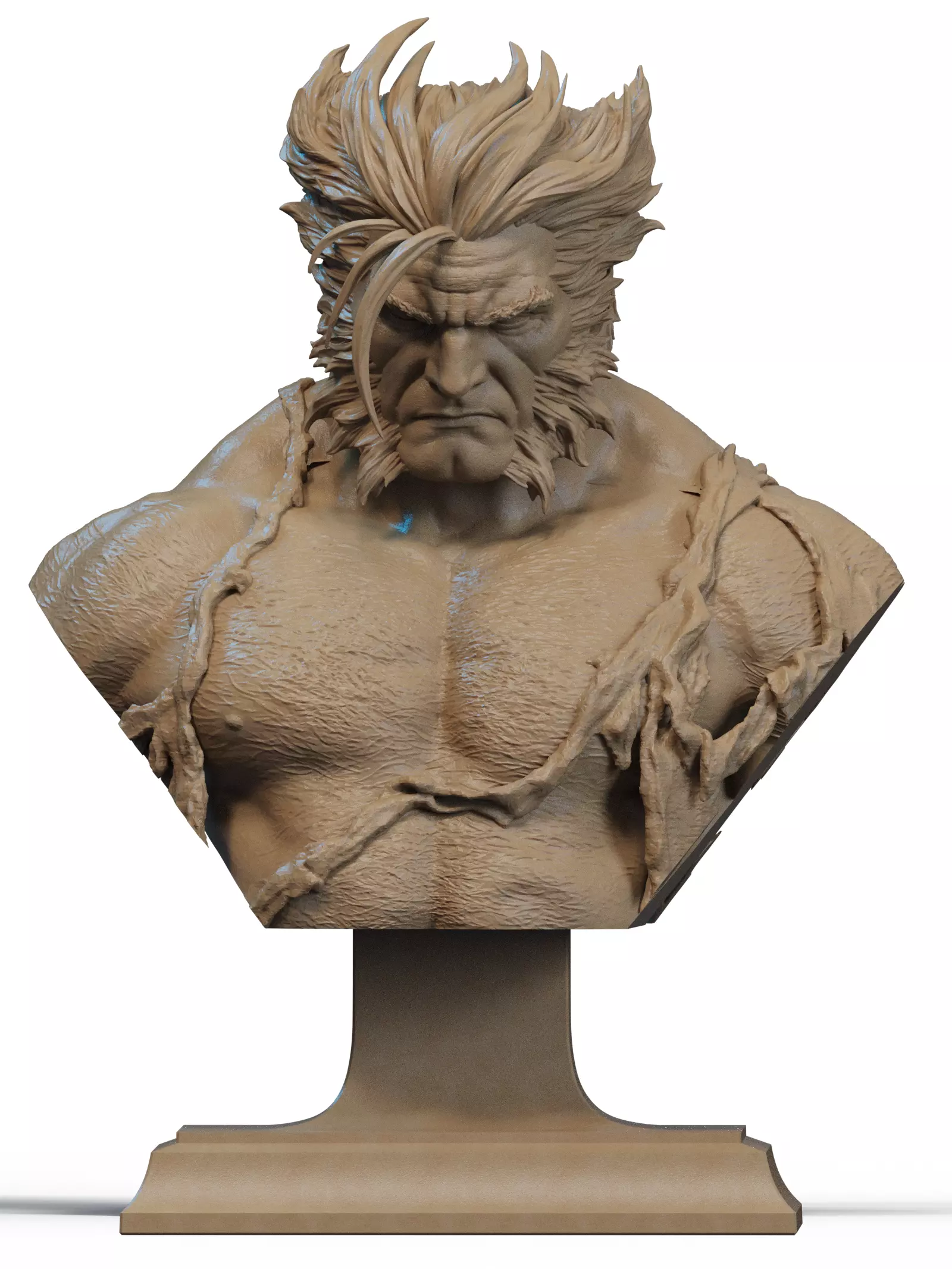 Logan Bust 3D Print 3D print model_0