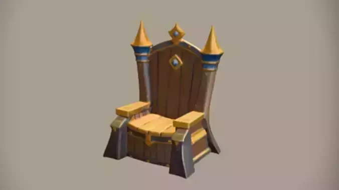 fantasy style ornate throne
