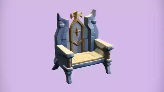 fantasy stone throne