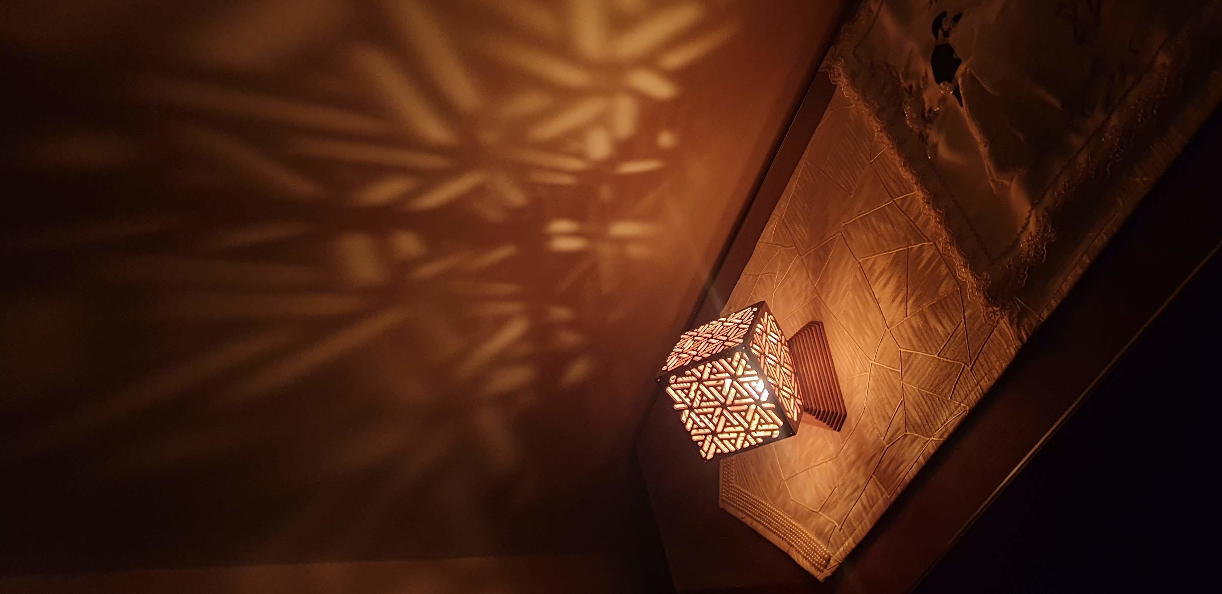 Shadow lights - Arabesque Wooden Box  3D model_12