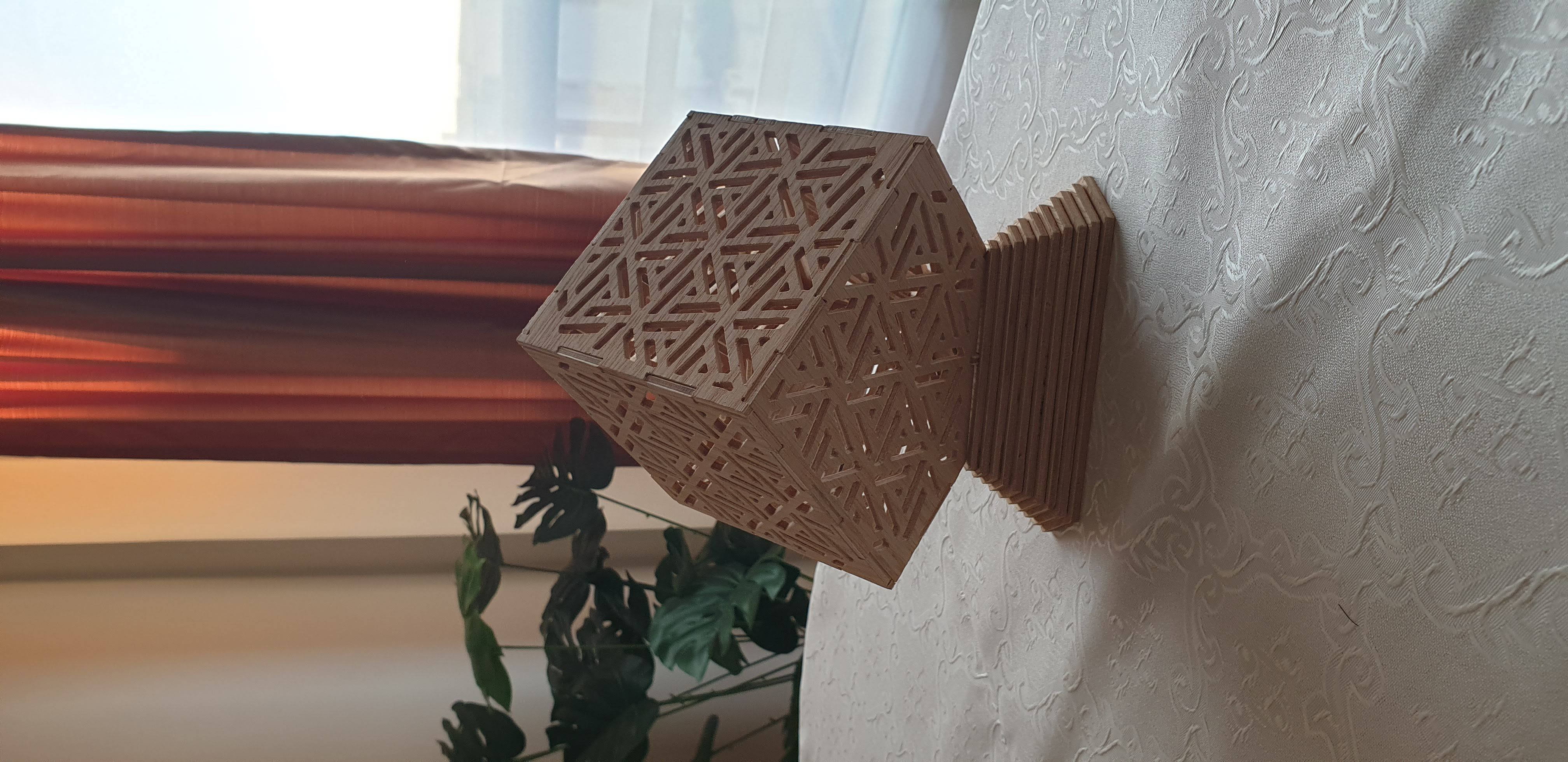 Shadow lights - Arabesque Wooden Box  3D model_9