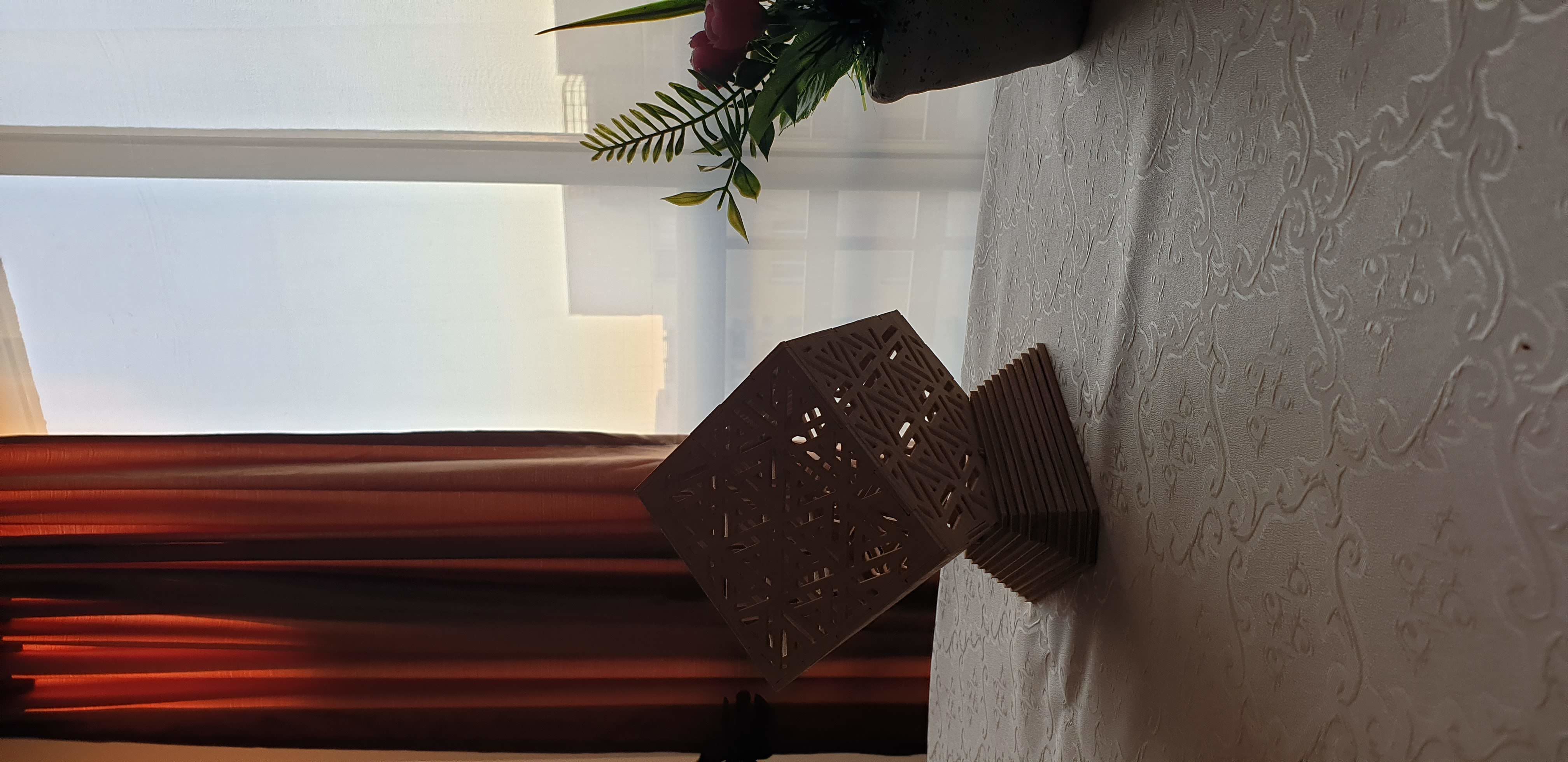 Shadow lights - Arabesque Wooden Box  3D model_10