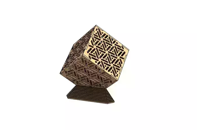 Shadow lights - Arabesque Wooden Box 