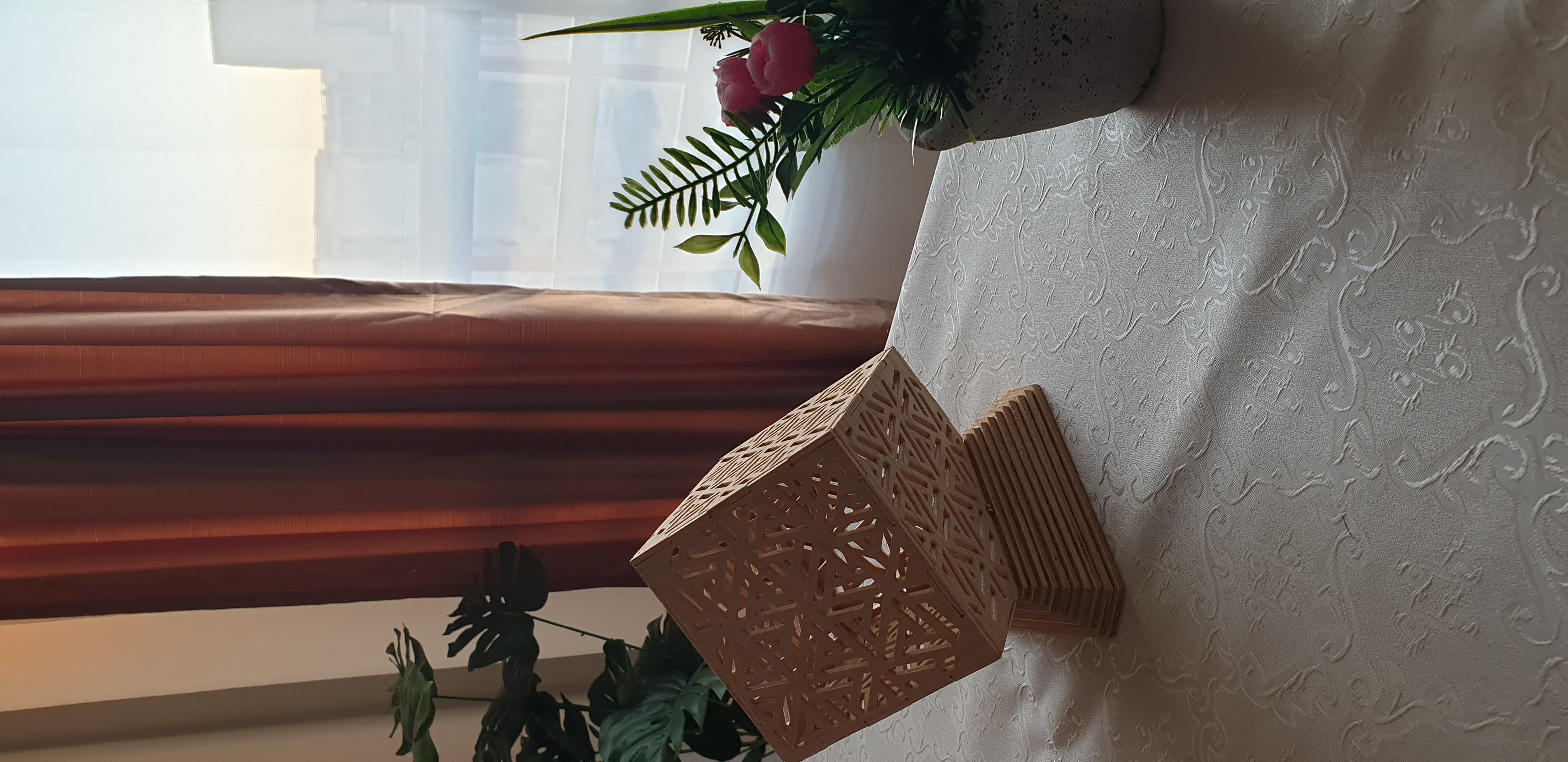 Shadow lights - Arabesque Wooden Box  3D model_11