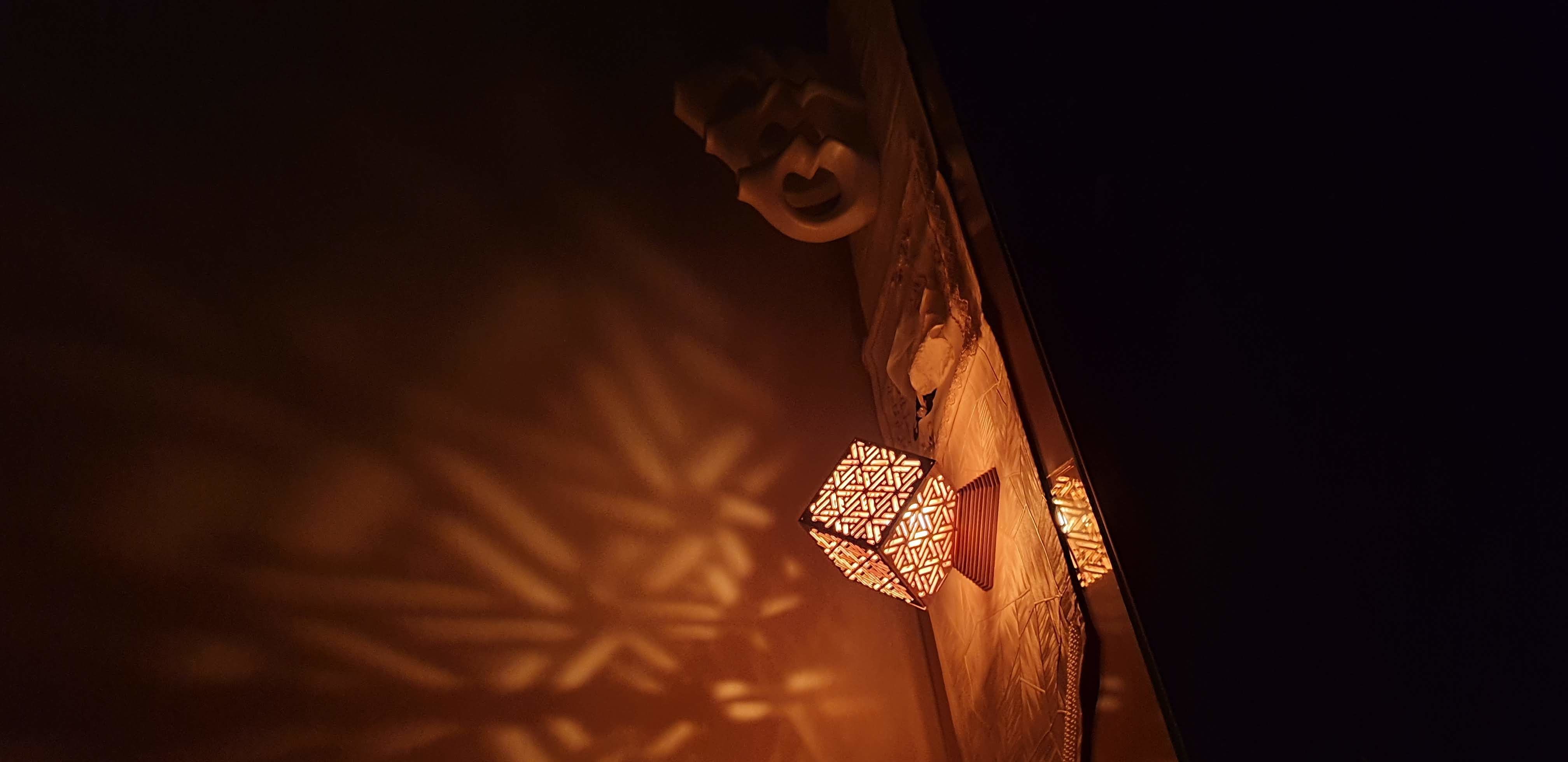 Shadow lights - Arabesque Wooden Box  3D model_5