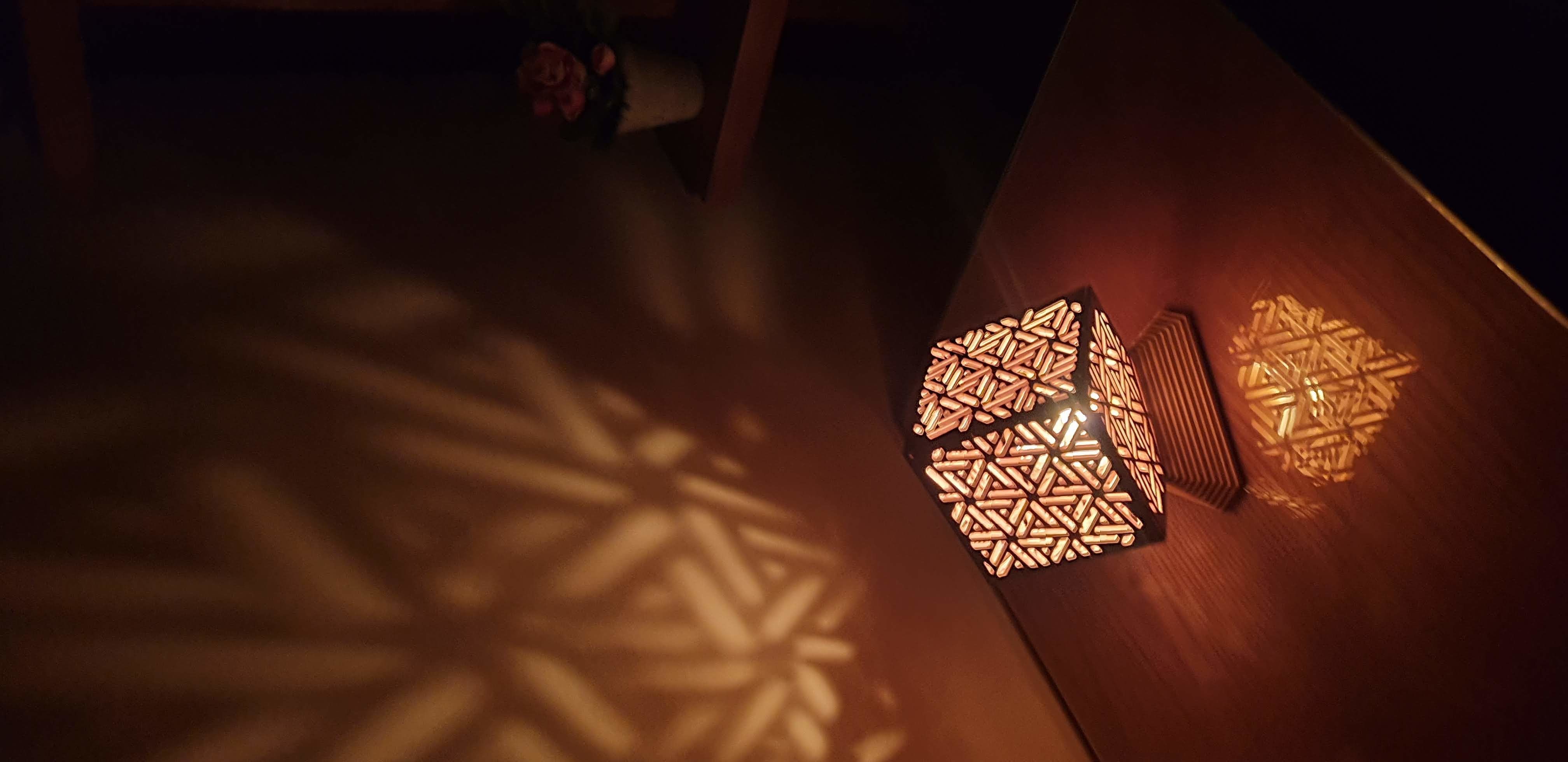 Shadow lights - Arabesque Wooden Box  3D model_18