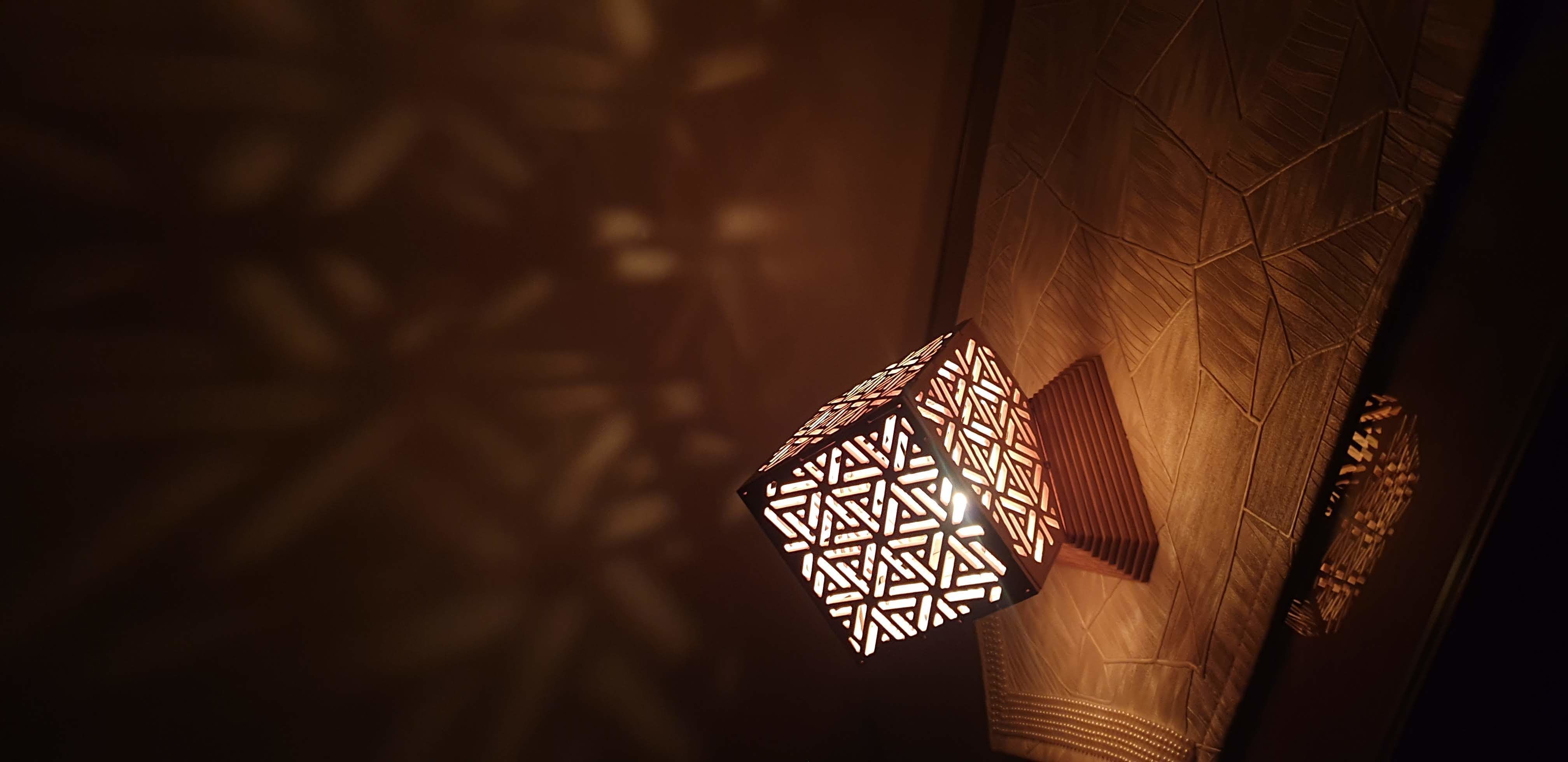 Shadow lights - Arabesque Wooden Box  3D model_3
