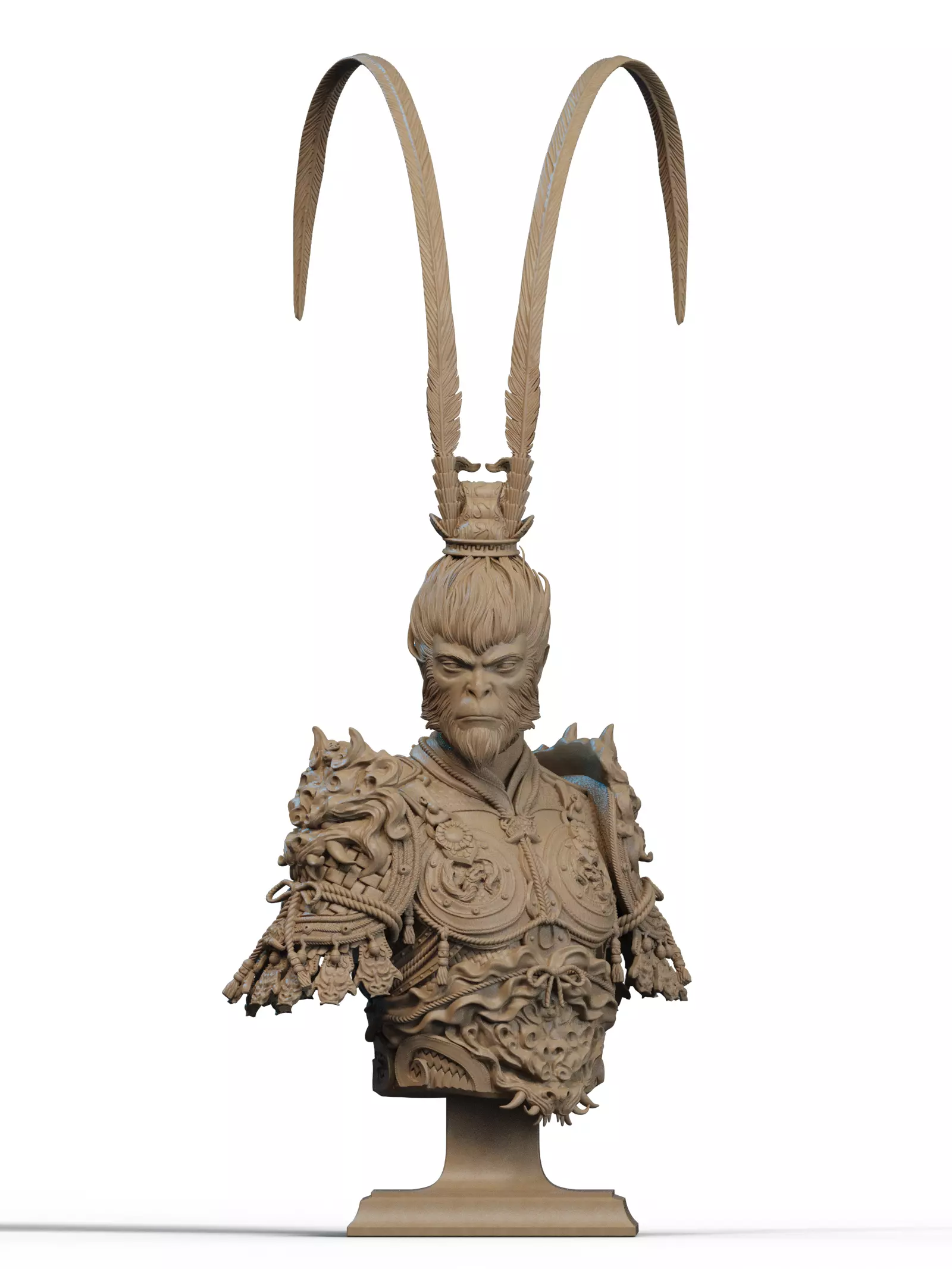 Wukong Bust 3D Print 3D print model