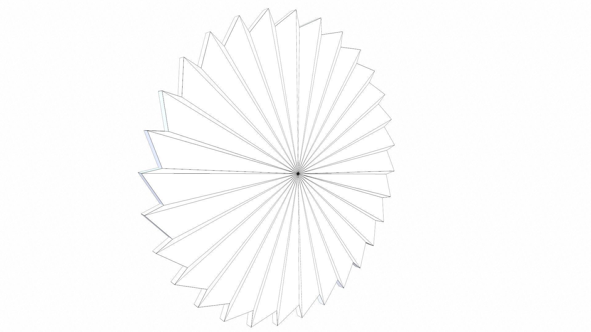 Set of Circular Saw Blade Low-poly 3D model_8