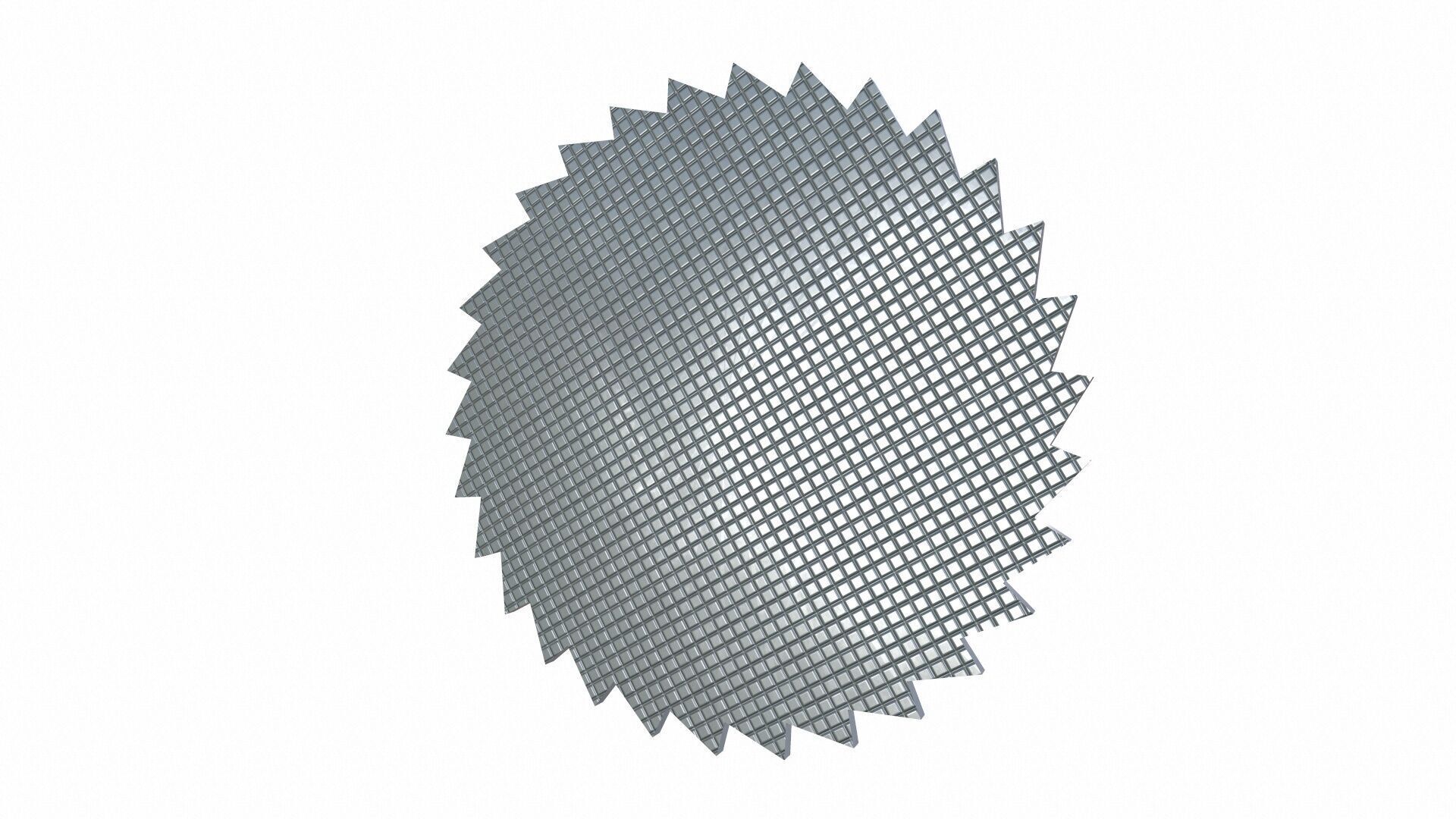 Set of Circular Saw Blade Low-poly 3D model_3