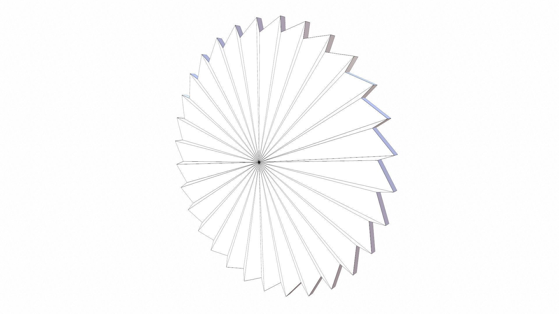 Set of Circular Saw Blade Low-poly 3D model_10